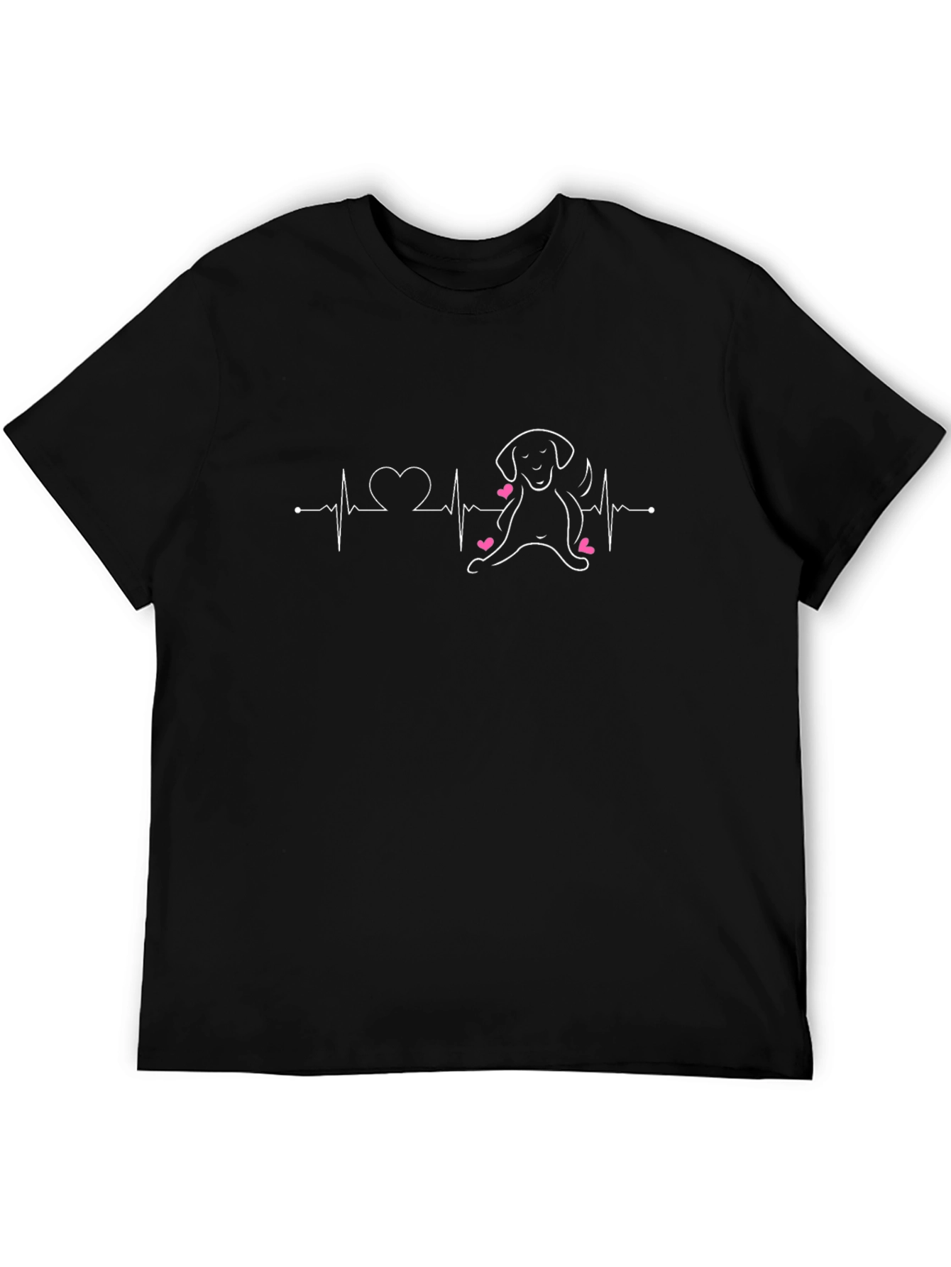 Dog Heartbeat T-Shirt - Cute Pet Lover Tee
