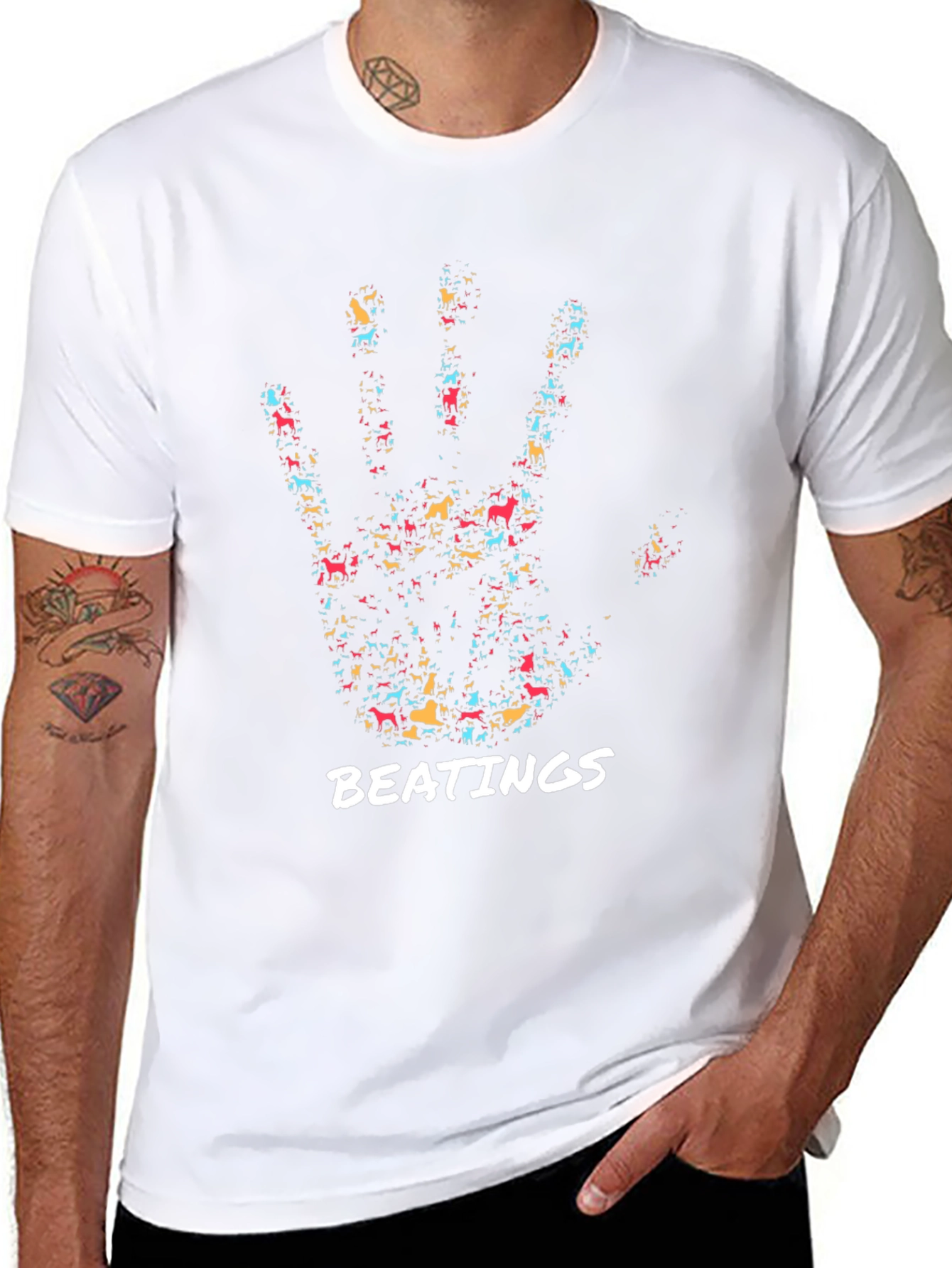 Dog Handprint T-Shirt