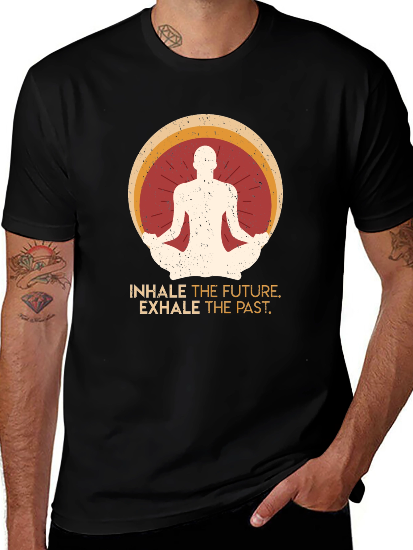 Inhale Future Exhale Past Yoga T-Shirt