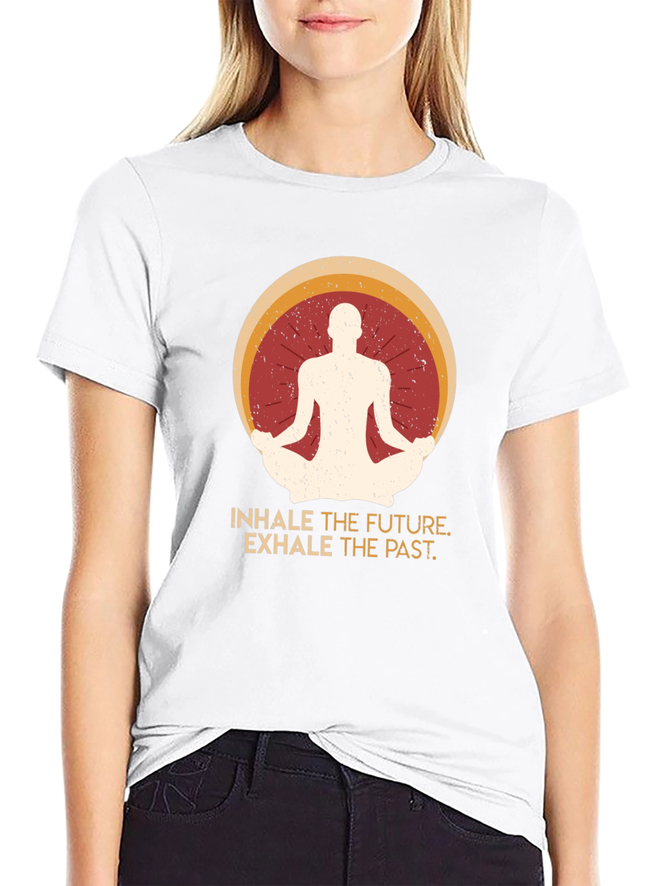 Inhale Future Exhale Past Yoga T-Shirt