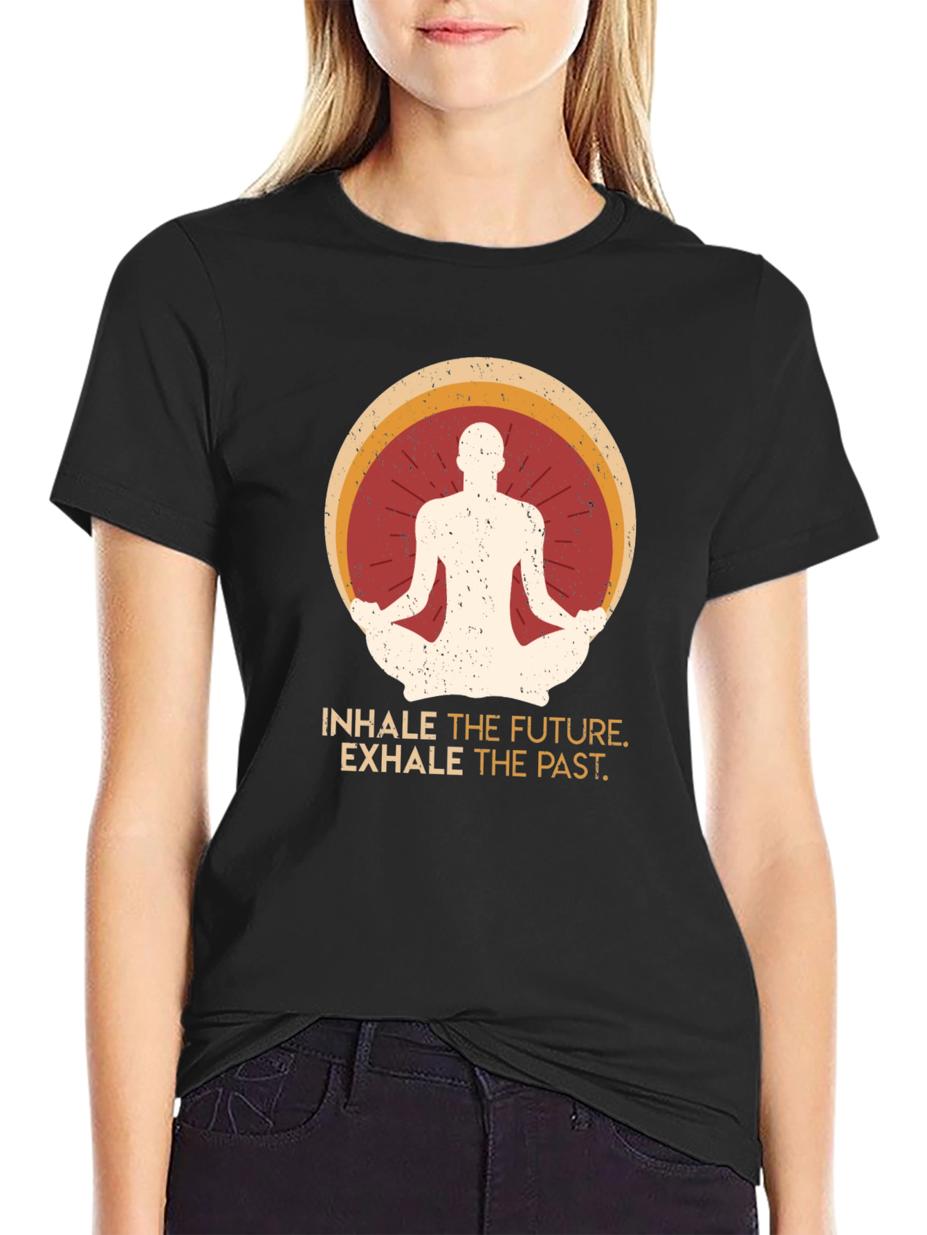 Inhale Future Exhale Past Yoga T-Shirt