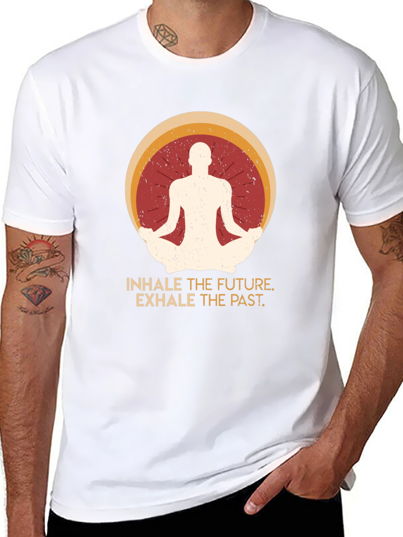 Inhale Future Exhale Past Yoga T-Shirt