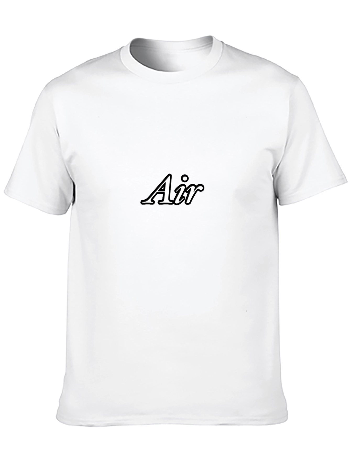 Classic Black Air Graphic Tee - Stylish Comfort