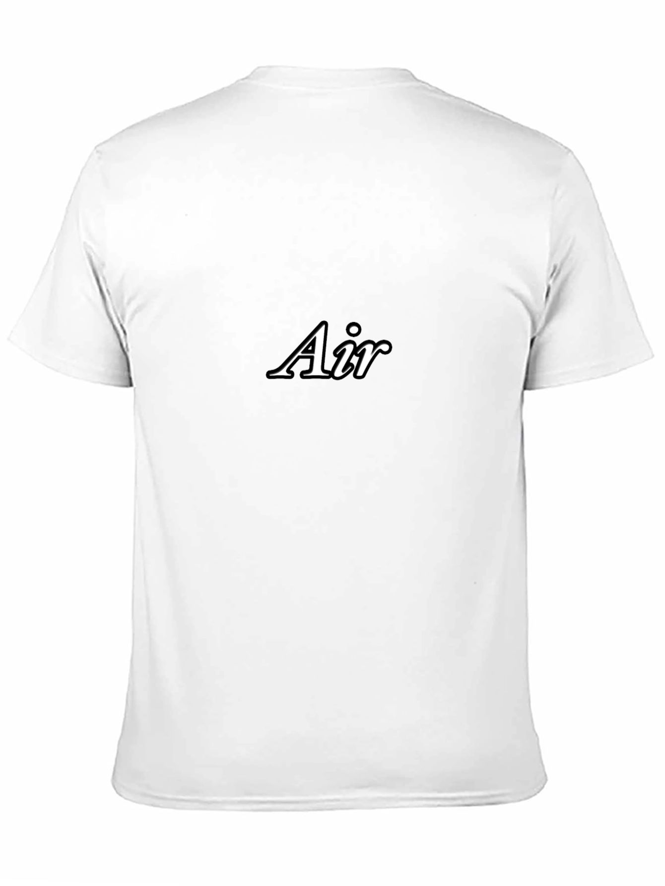 Classic Black Air Graphic Tee - Stylish Comfort