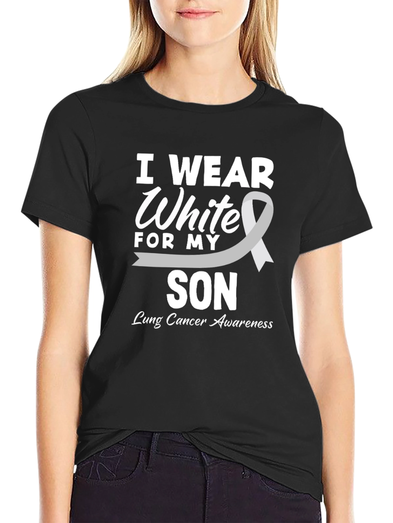 Lung Cancer Awareness Son T-Shirt