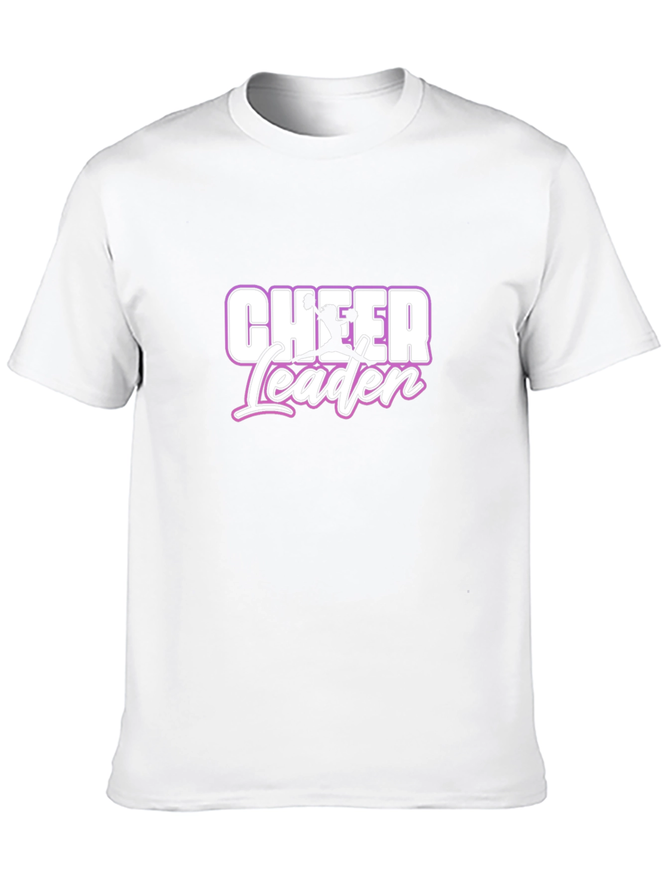 Cheerleader Graphic Tee - Black