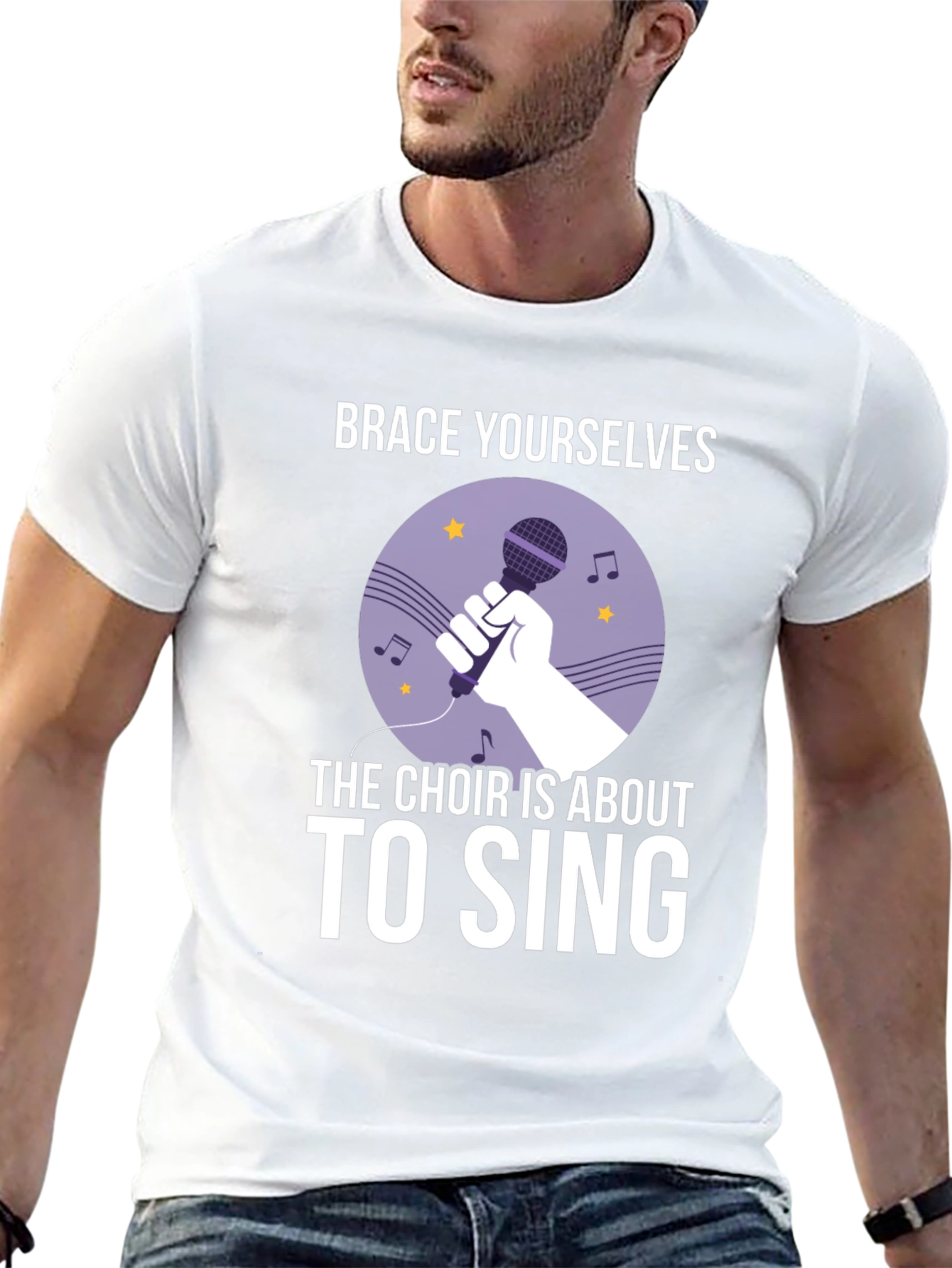 Choir Singer T-Shirt - Brace Yourselves!