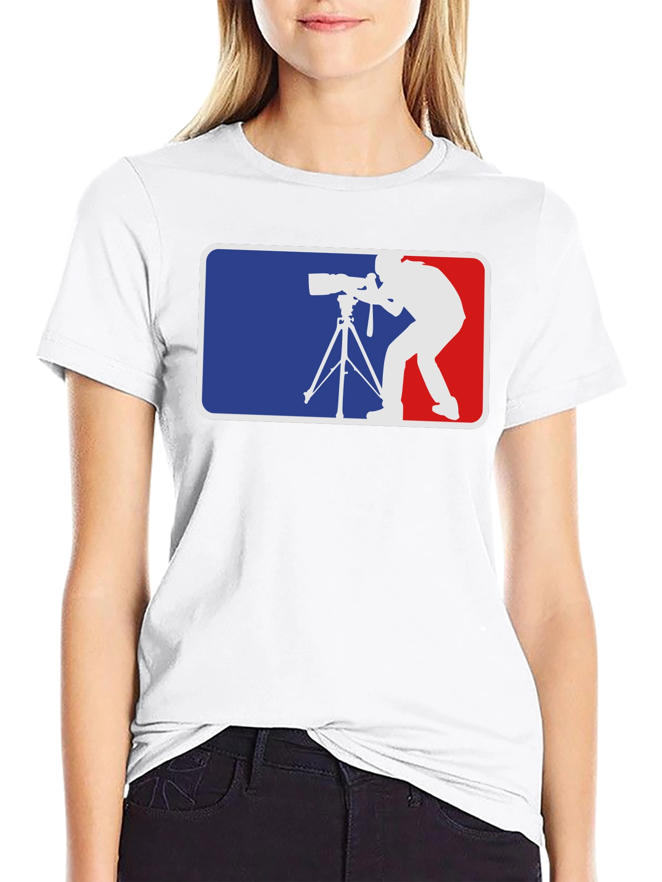 Photographer Graphic T-Shirt - Black