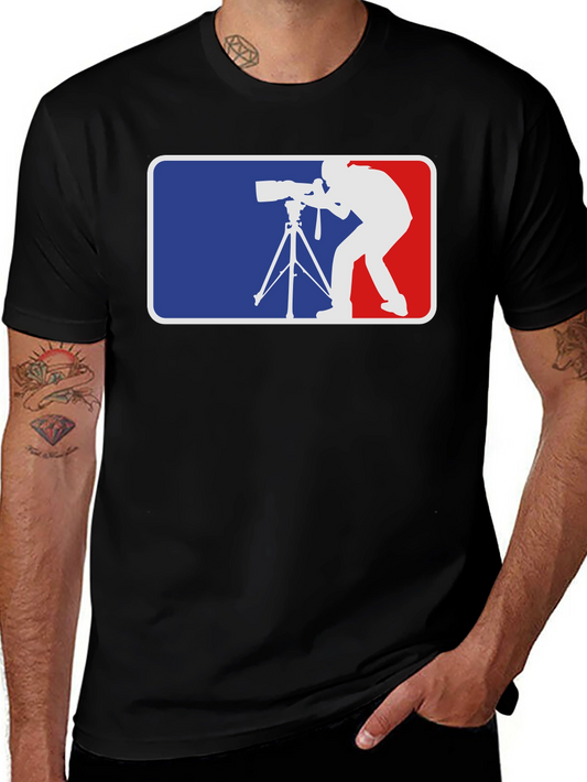 Photographer Graphic T-Shirt - Black