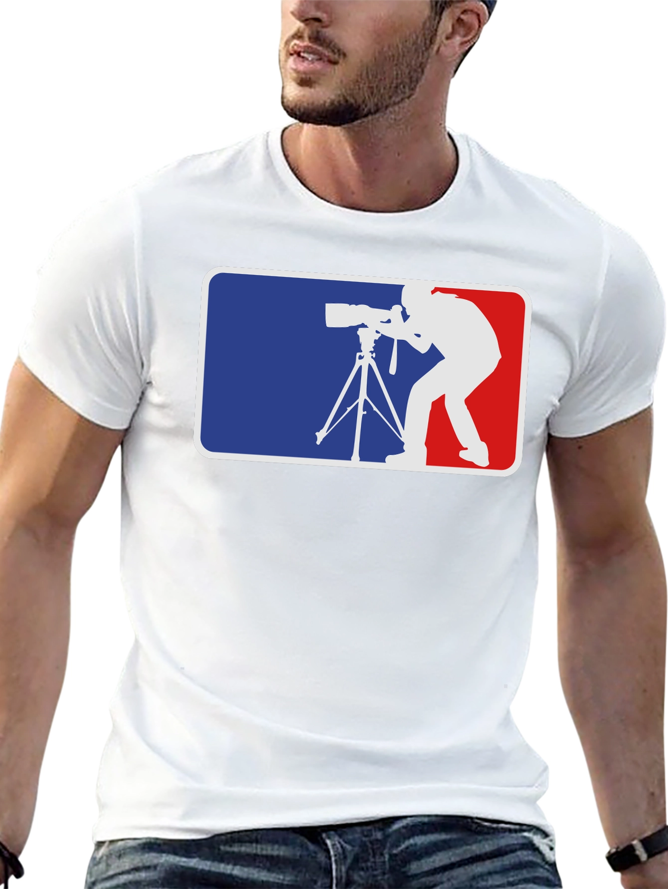 Photographer Graphic T-Shirt - Black