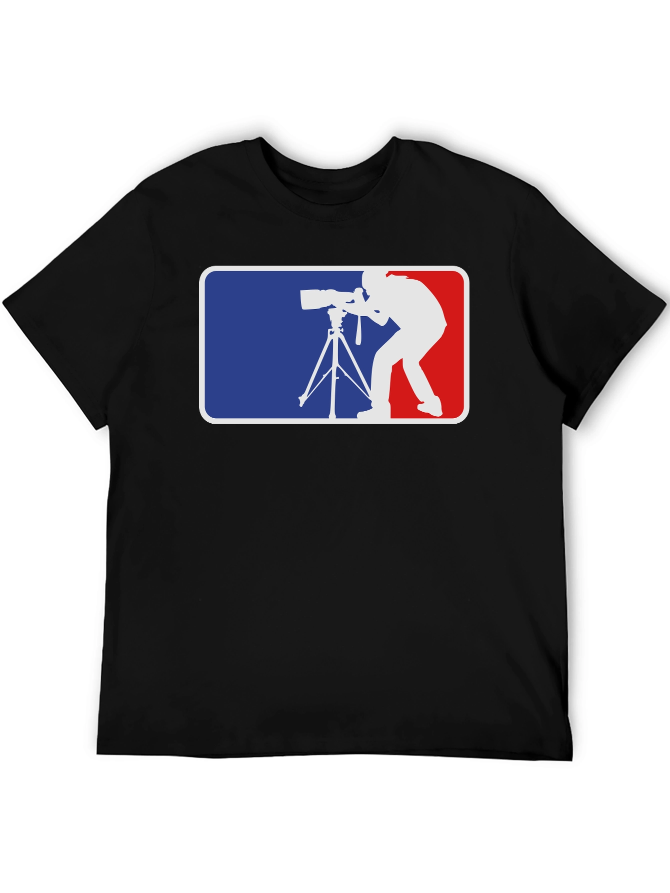 Photographer Graphic T-Shirt - Black