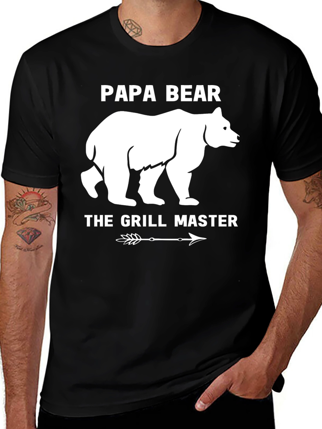 Papa Bear Grill Master Graphic Tee