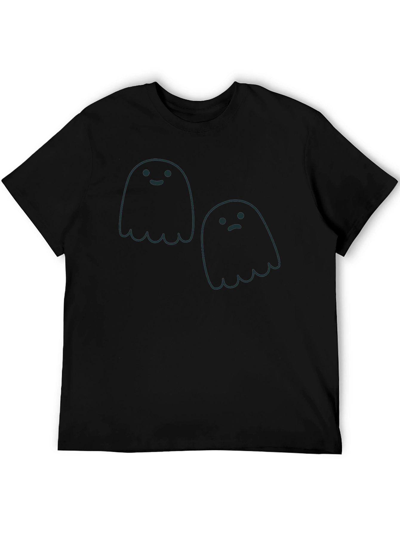 Ghost Duo Graphic Tee - Spooky Season Style
