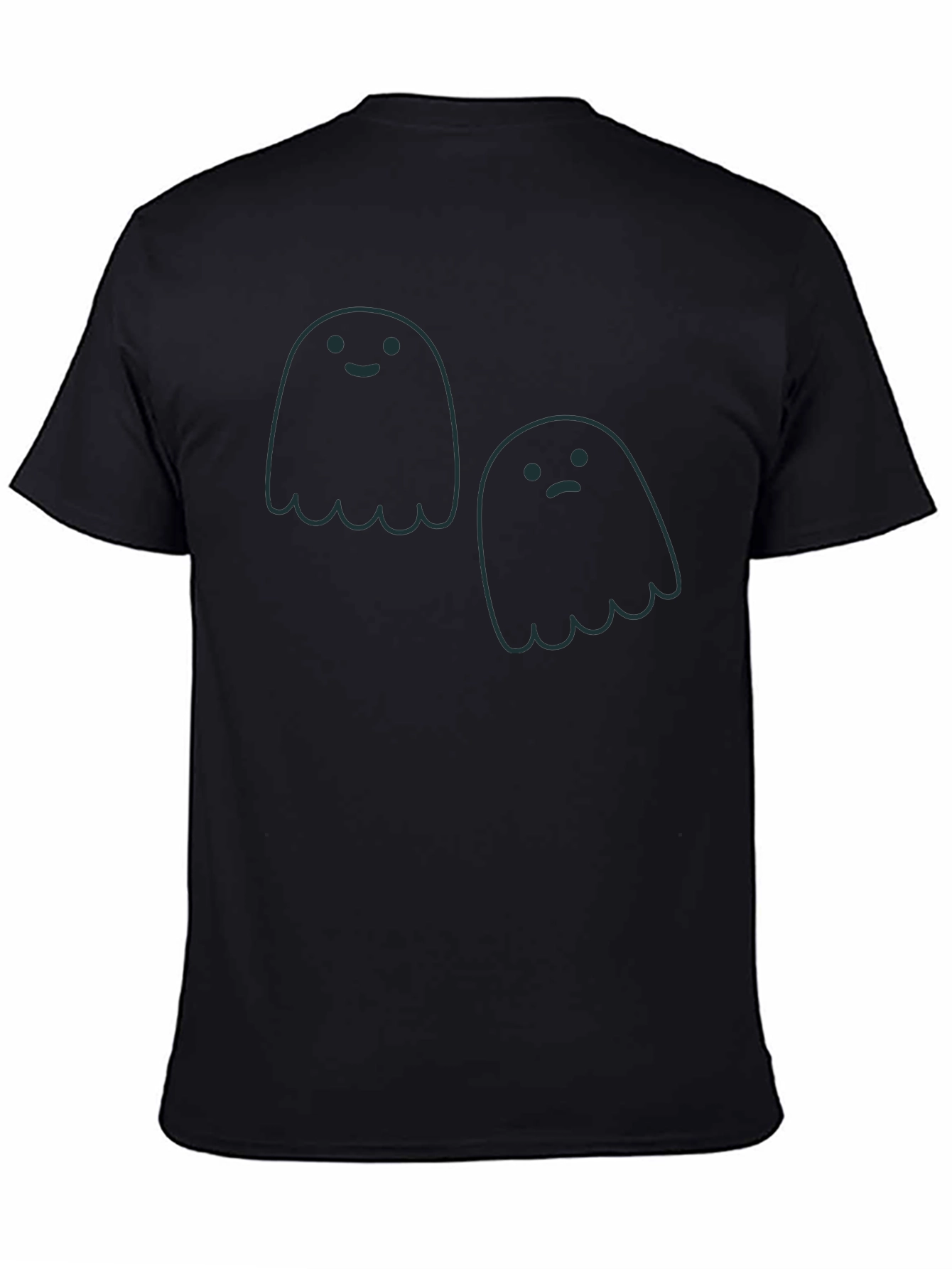 Ghost Duo Graphic Tee - Spooky Season Style