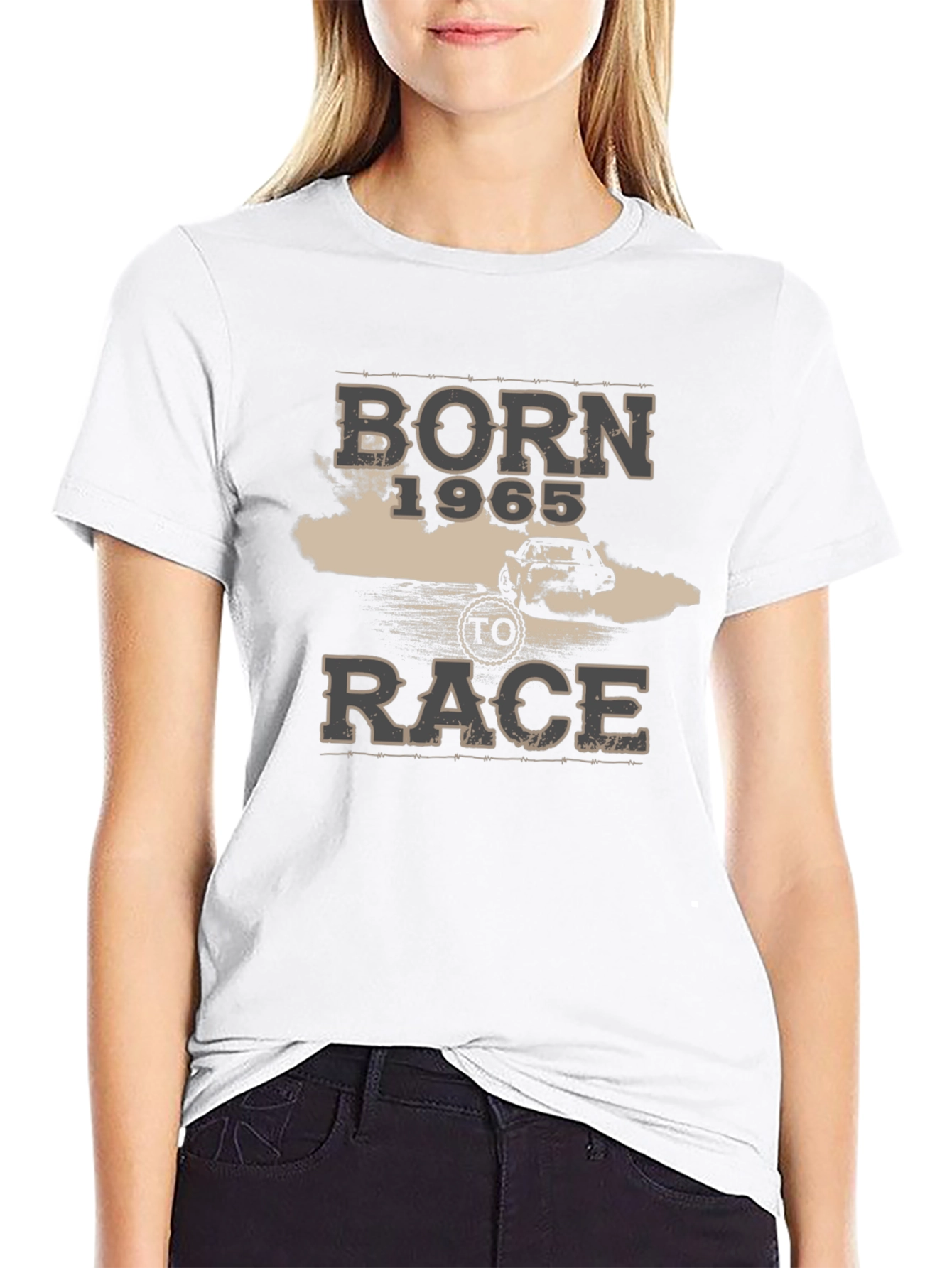 Born 1965 To Race T-Shirt Car Enthusiast Gift