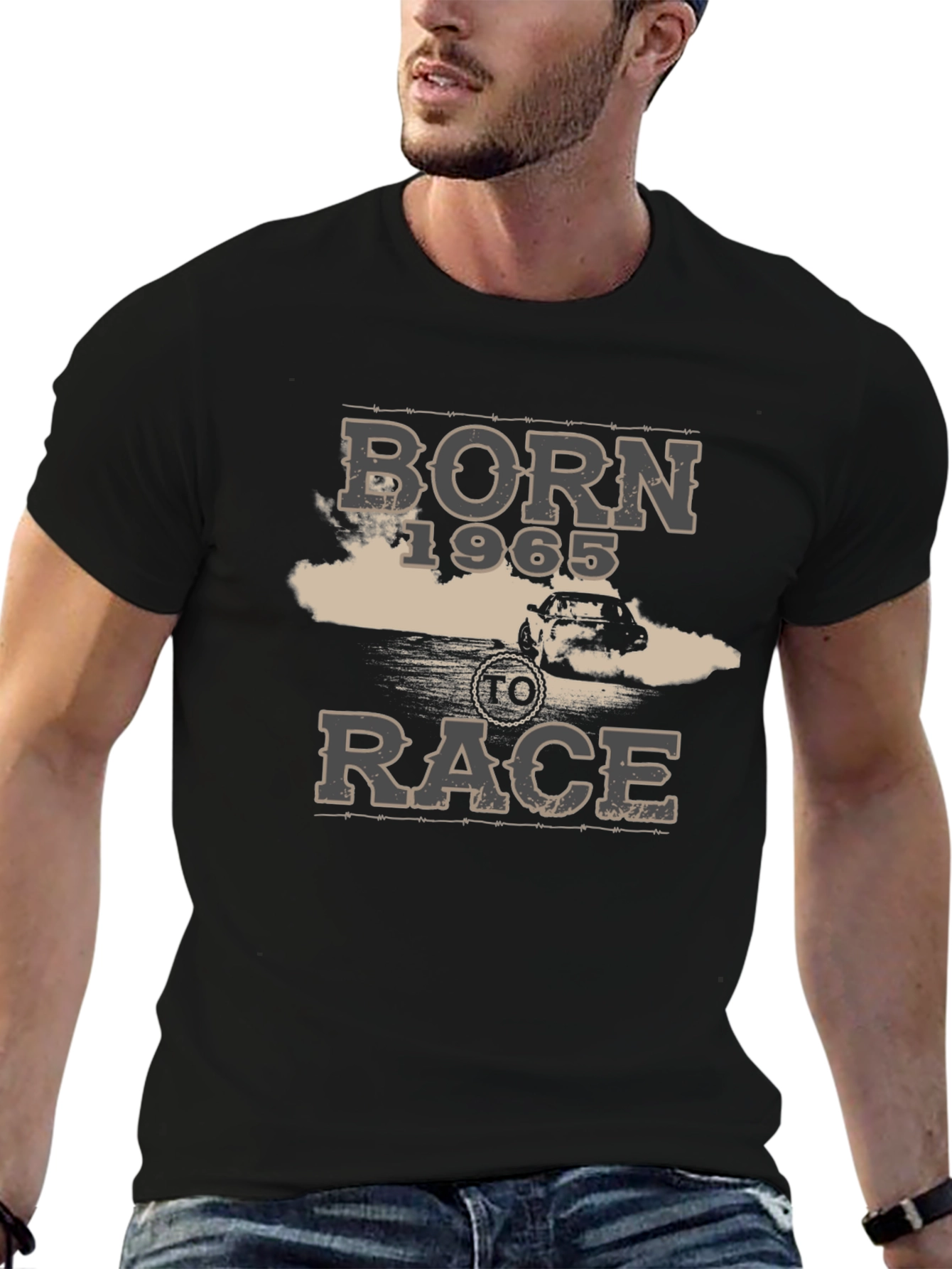 Born 1965 To Race T-Shirt Car Enthusiast Gift