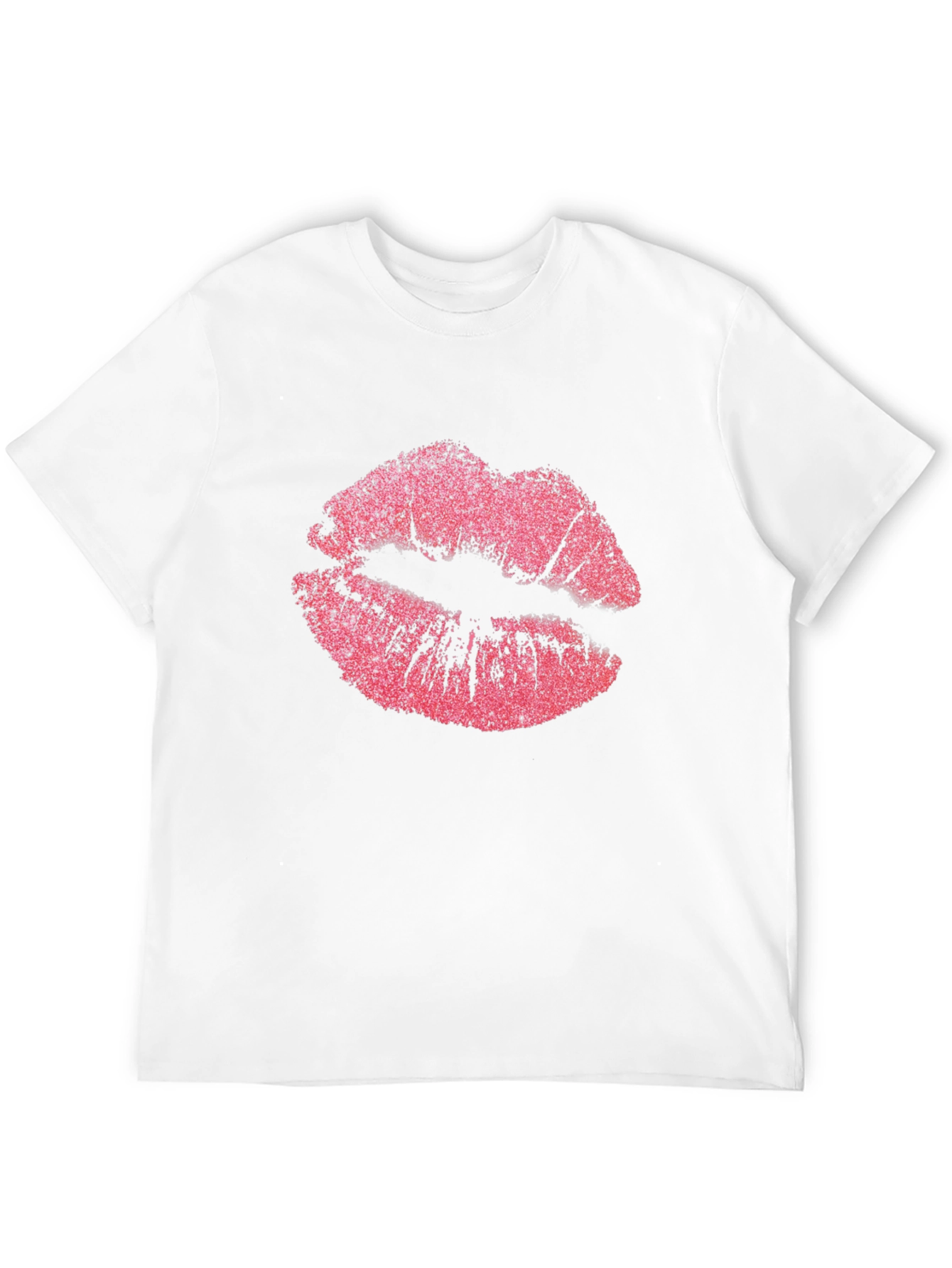 Kiss Print Black T-Shirt