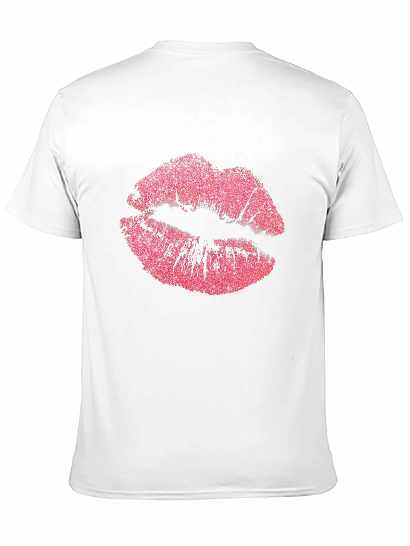 Kiss Print Black T-Shirt