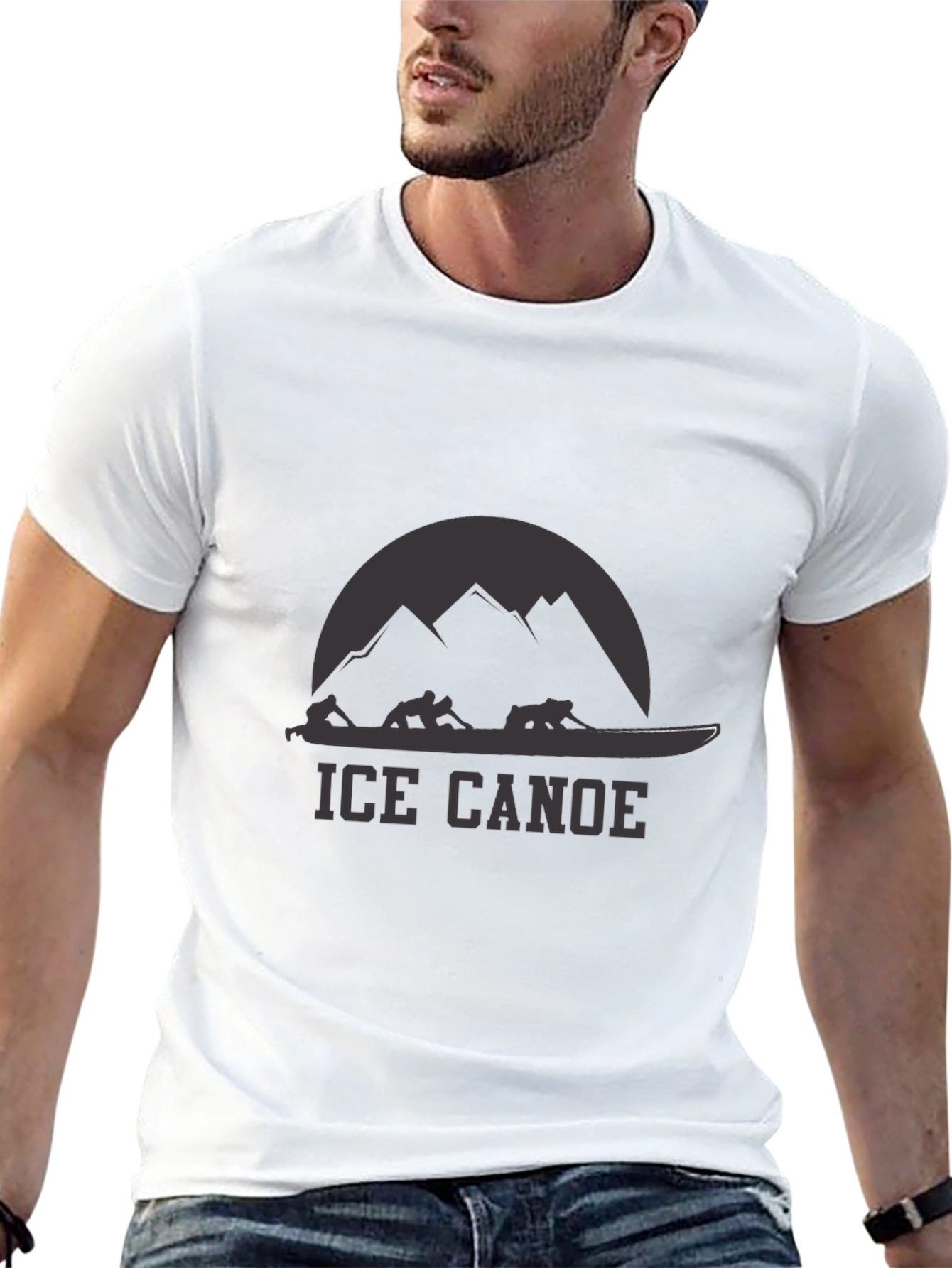 Ice Canoe T-Shirt - Mountain Adventure Tee