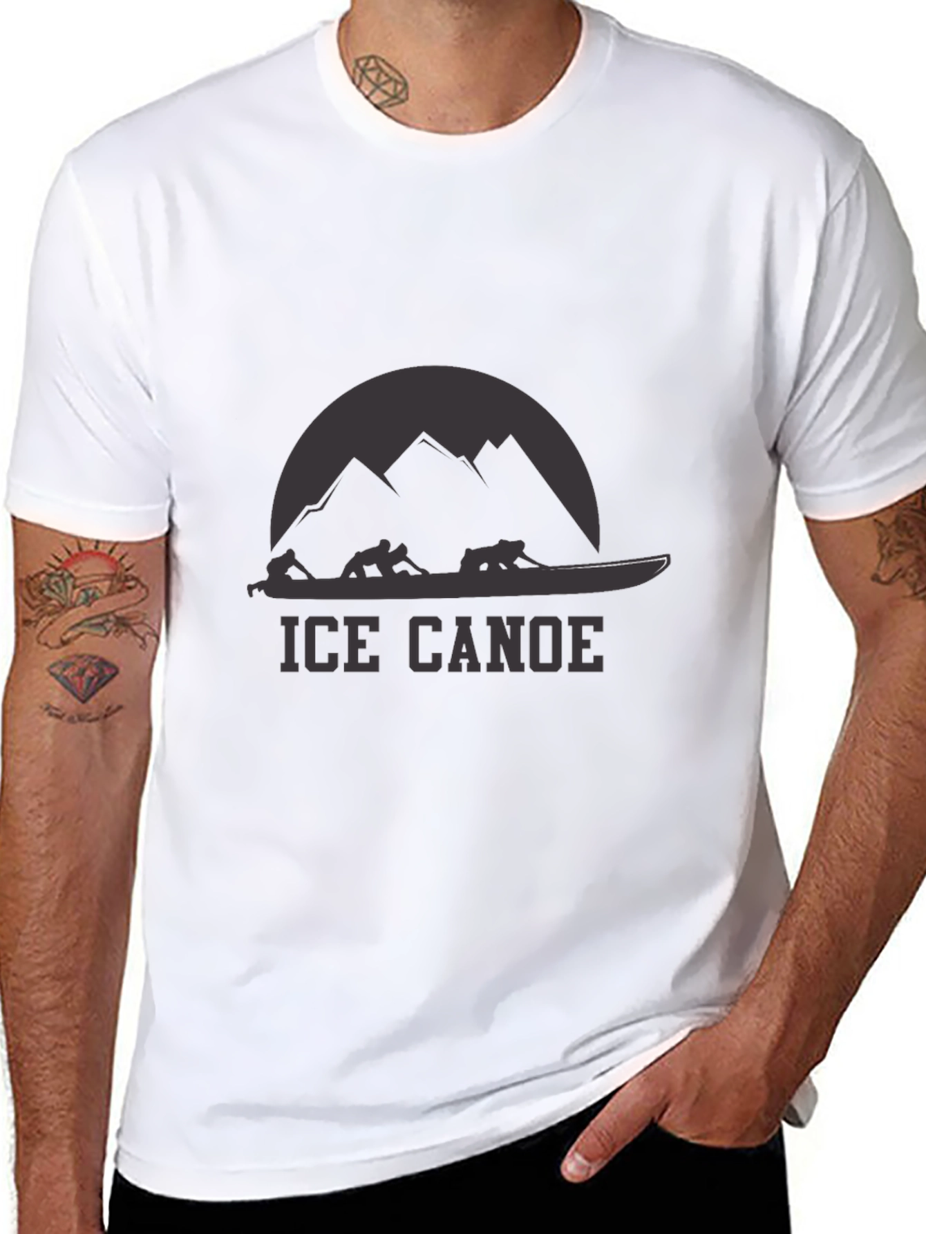 Ice Canoe T-Shirt - Mountain Adventure Tee