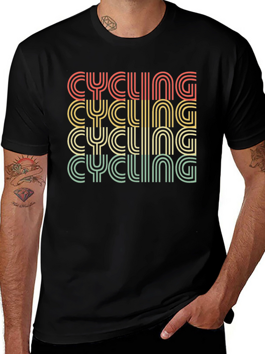 Retro Cycling T-Shirt - Vintage Style Tee