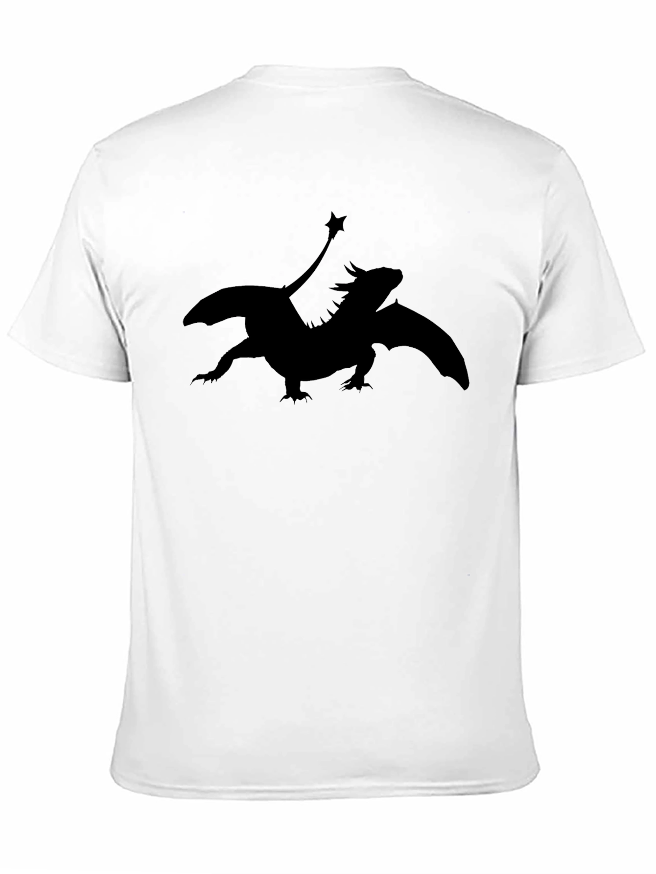 Black Dragon Silhouette Graphic Tee
