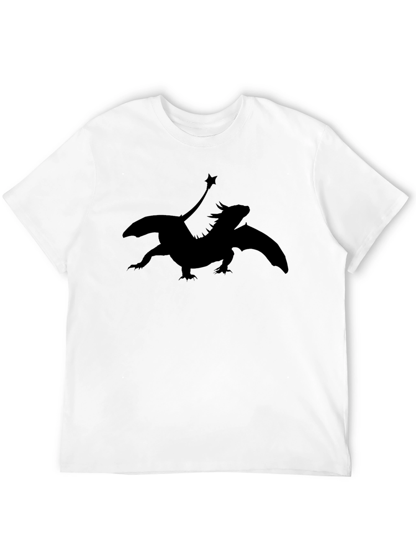 Black Dragon Silhouette Graphic Tee