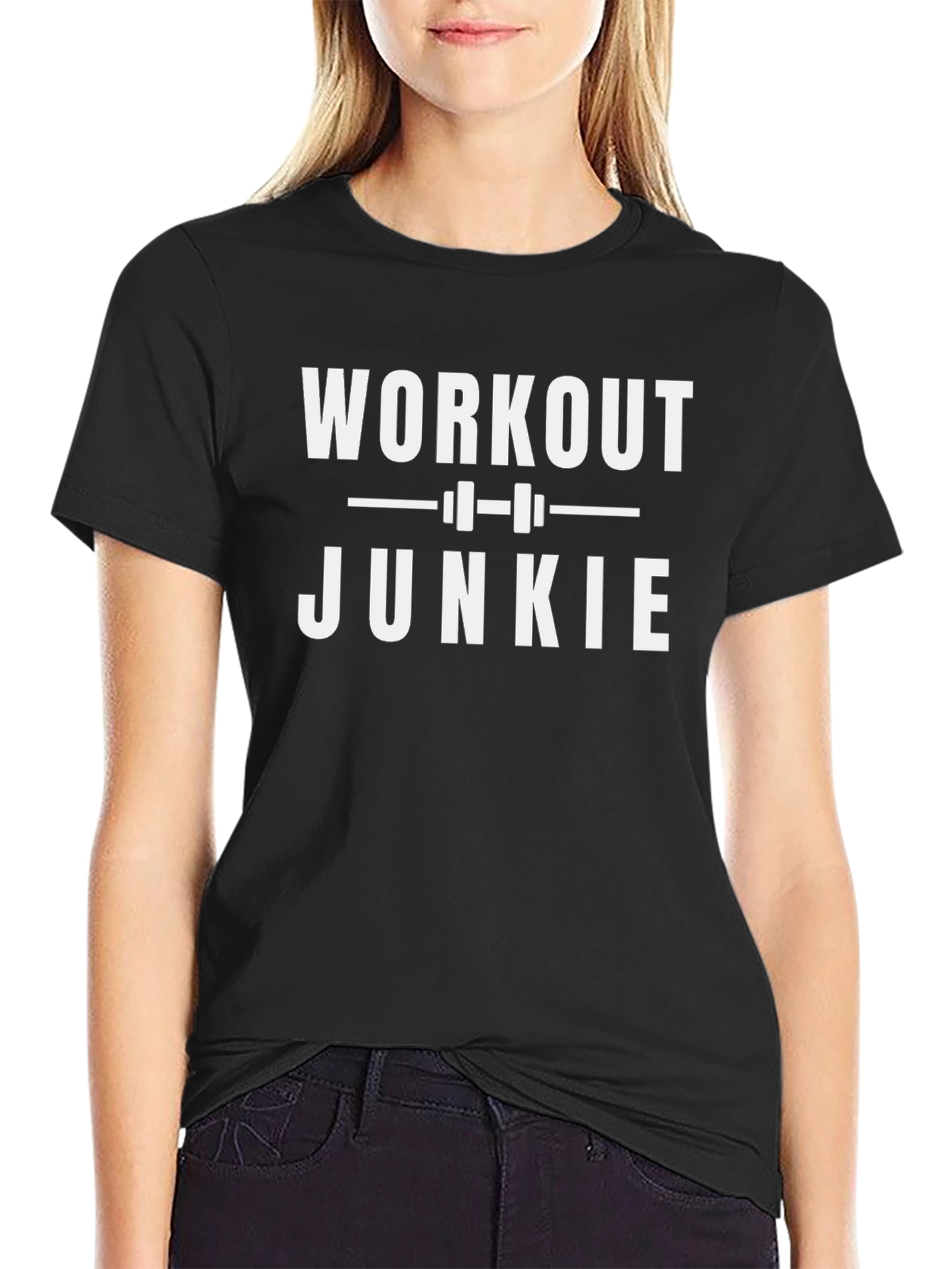 Workout Junkie T-Shirt - Gym Fitness Apparel