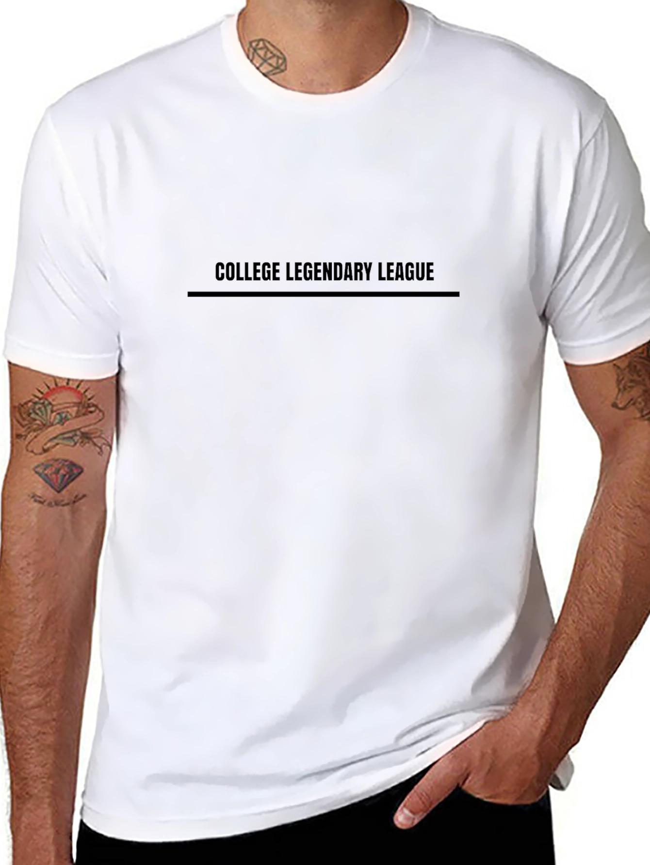 College Legendary League Black T-Shirt