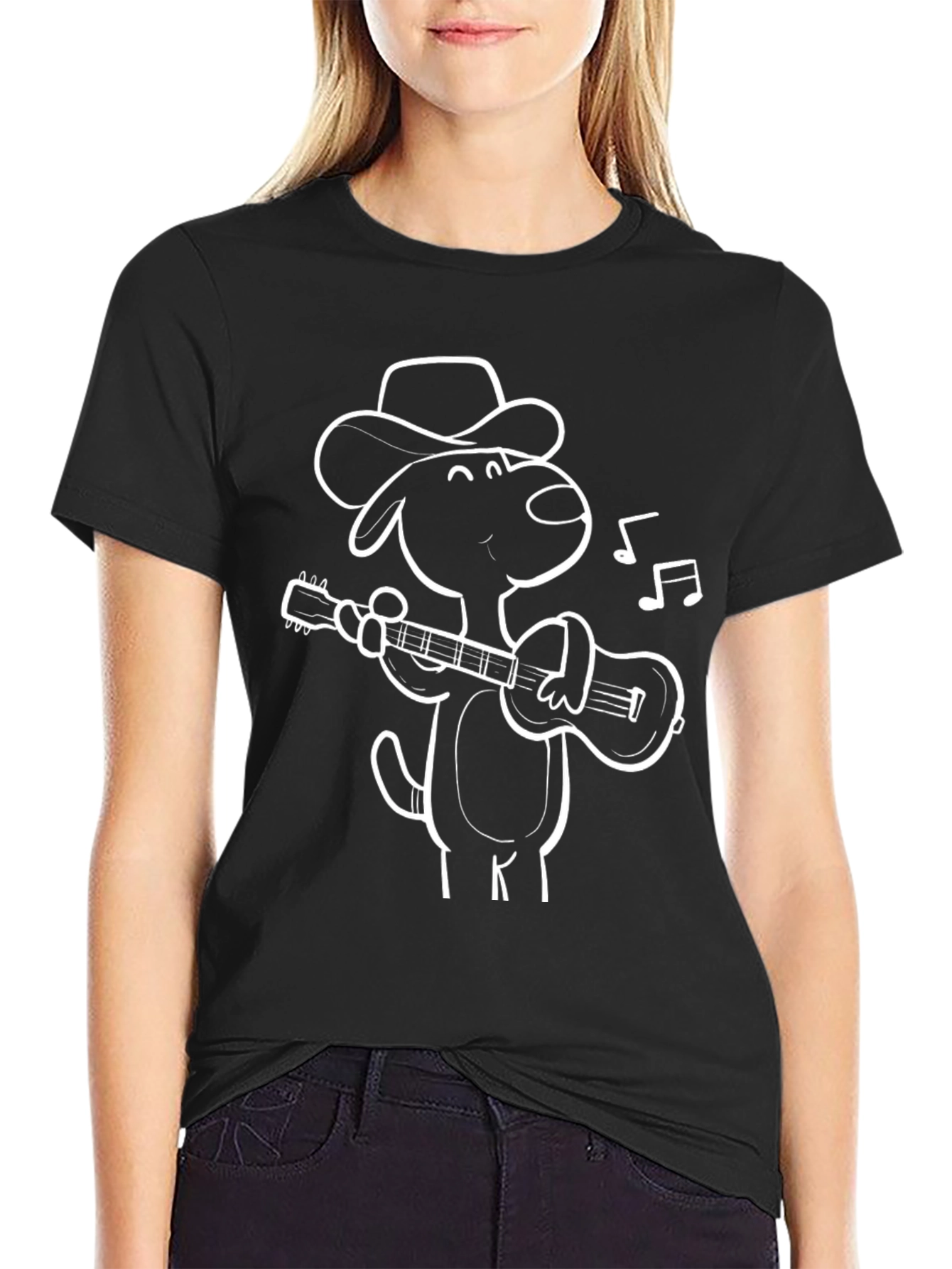 Dog Playing Guitar T-Shirt