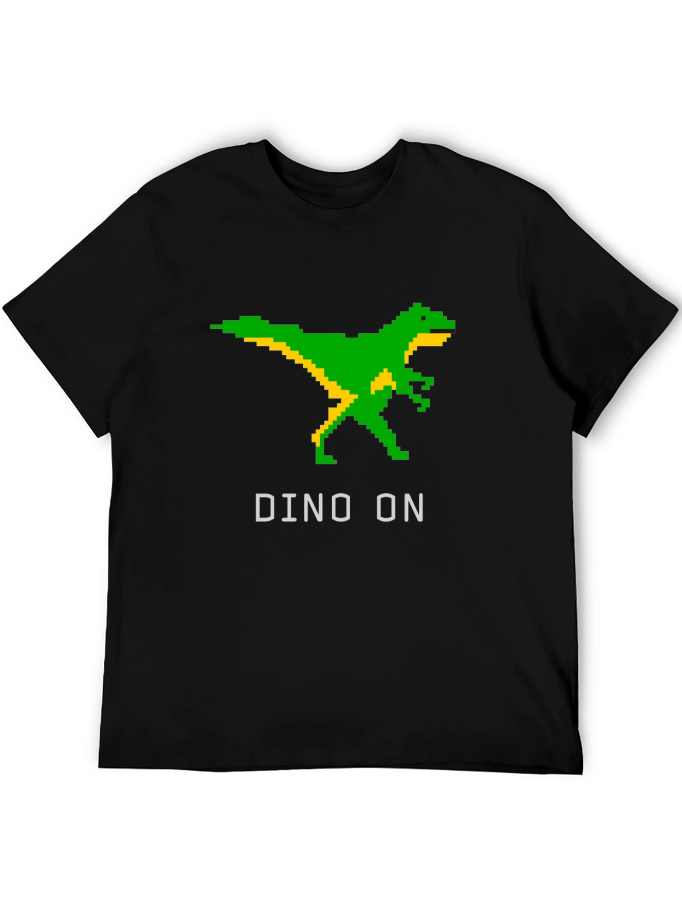 DINO ON Black T-Shirt