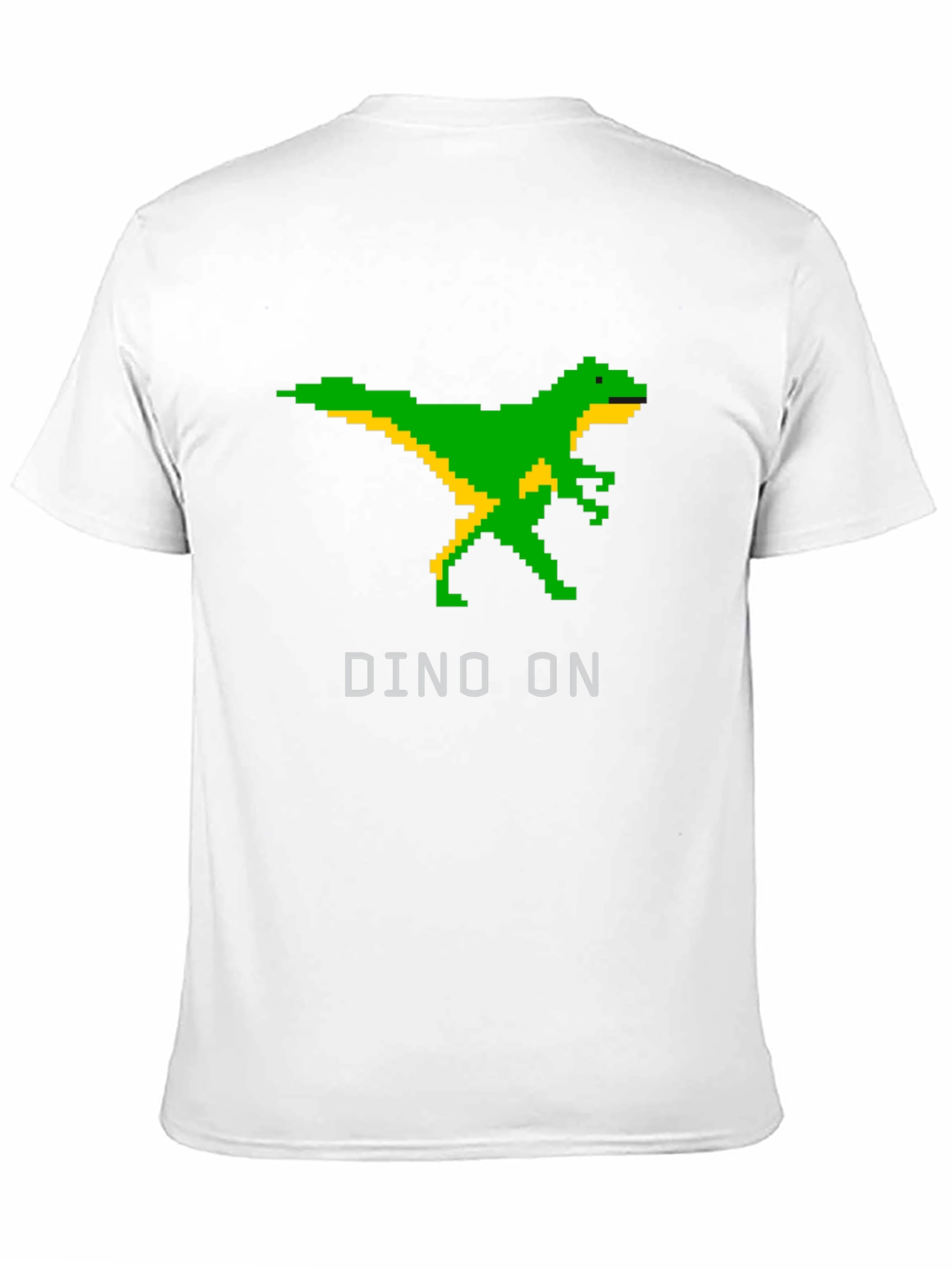 DINO ON Black T-Shirt