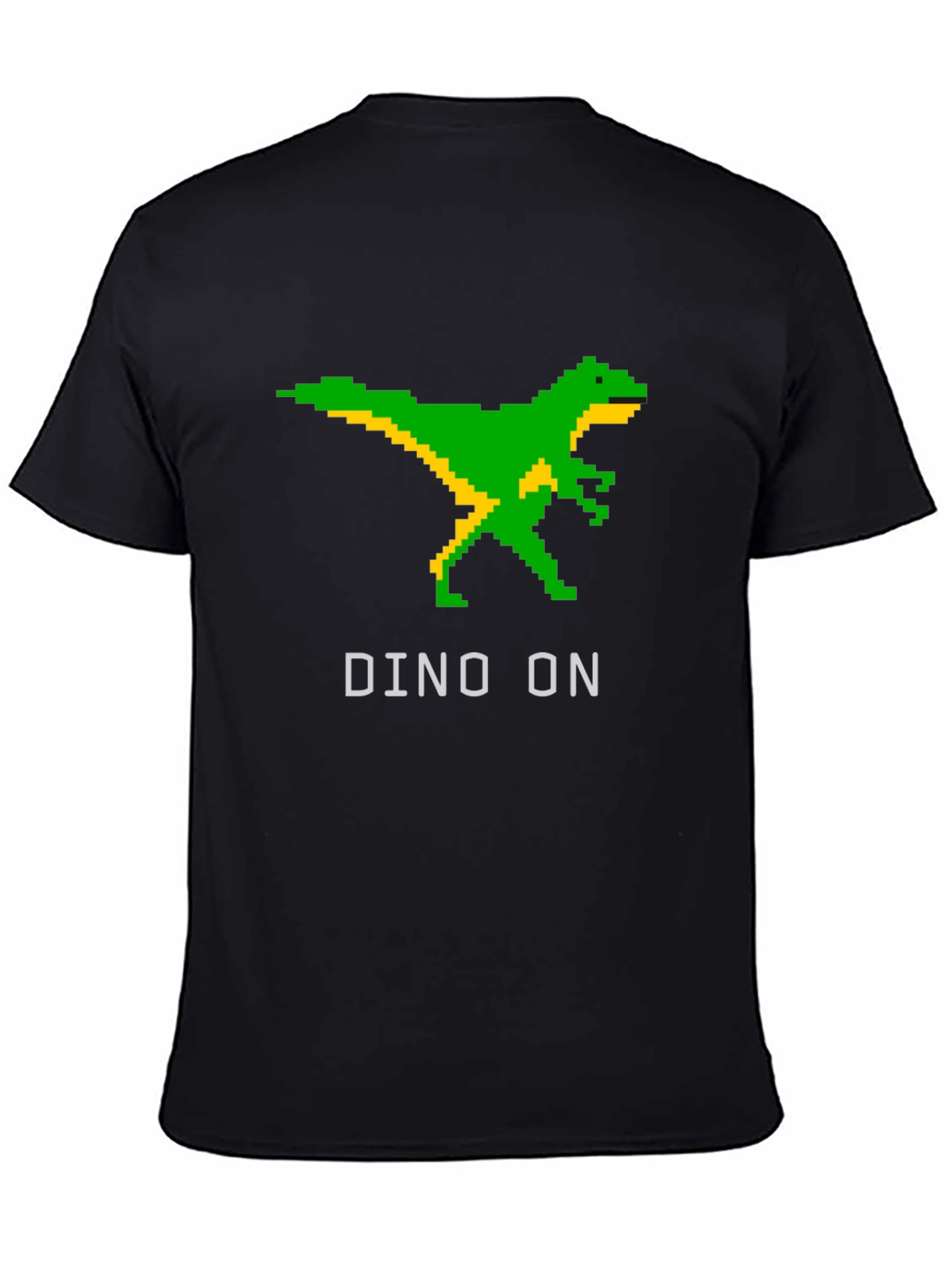 DINO ON Black T-Shirt