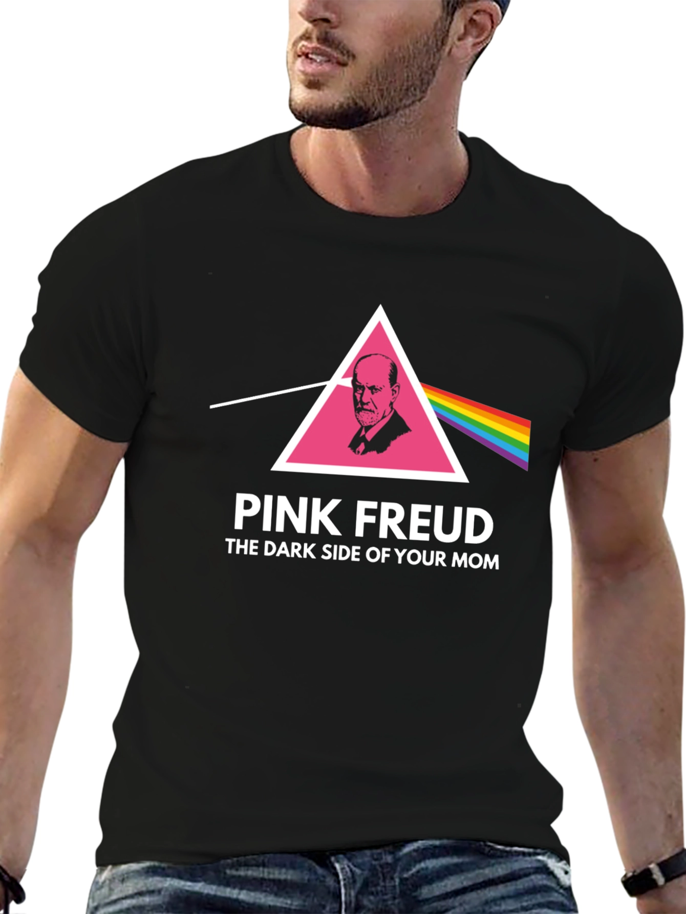 Pink Freud T-Shirt - Dark Side of Your Mom
