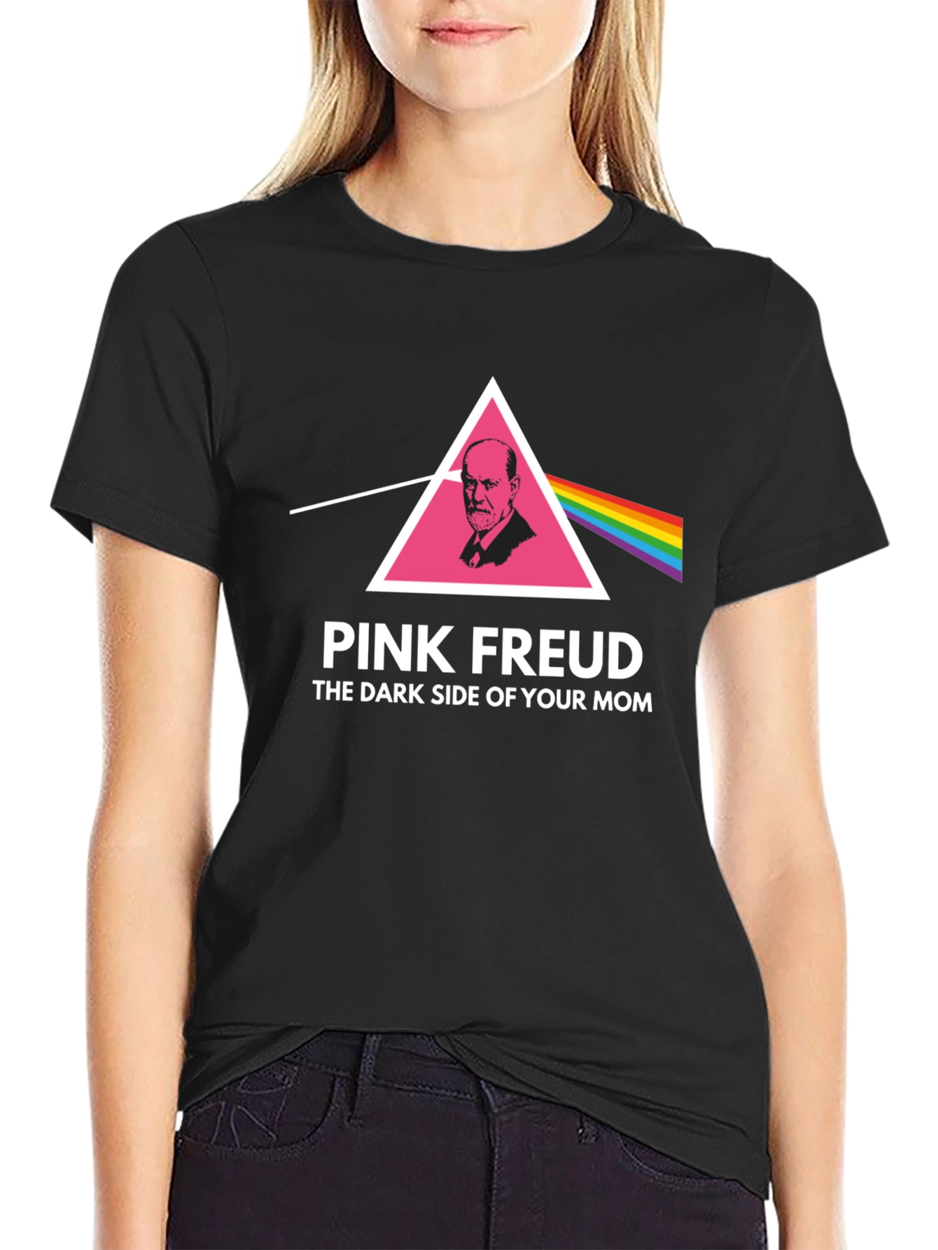 Pink Freud T-Shirt - Dark Side of Your Mom