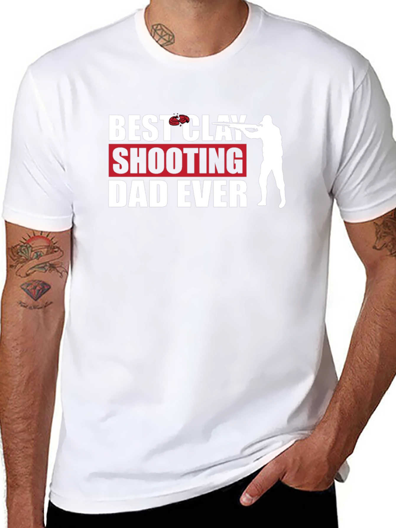 Best Clay Shooting Dad Ever T-Shirt