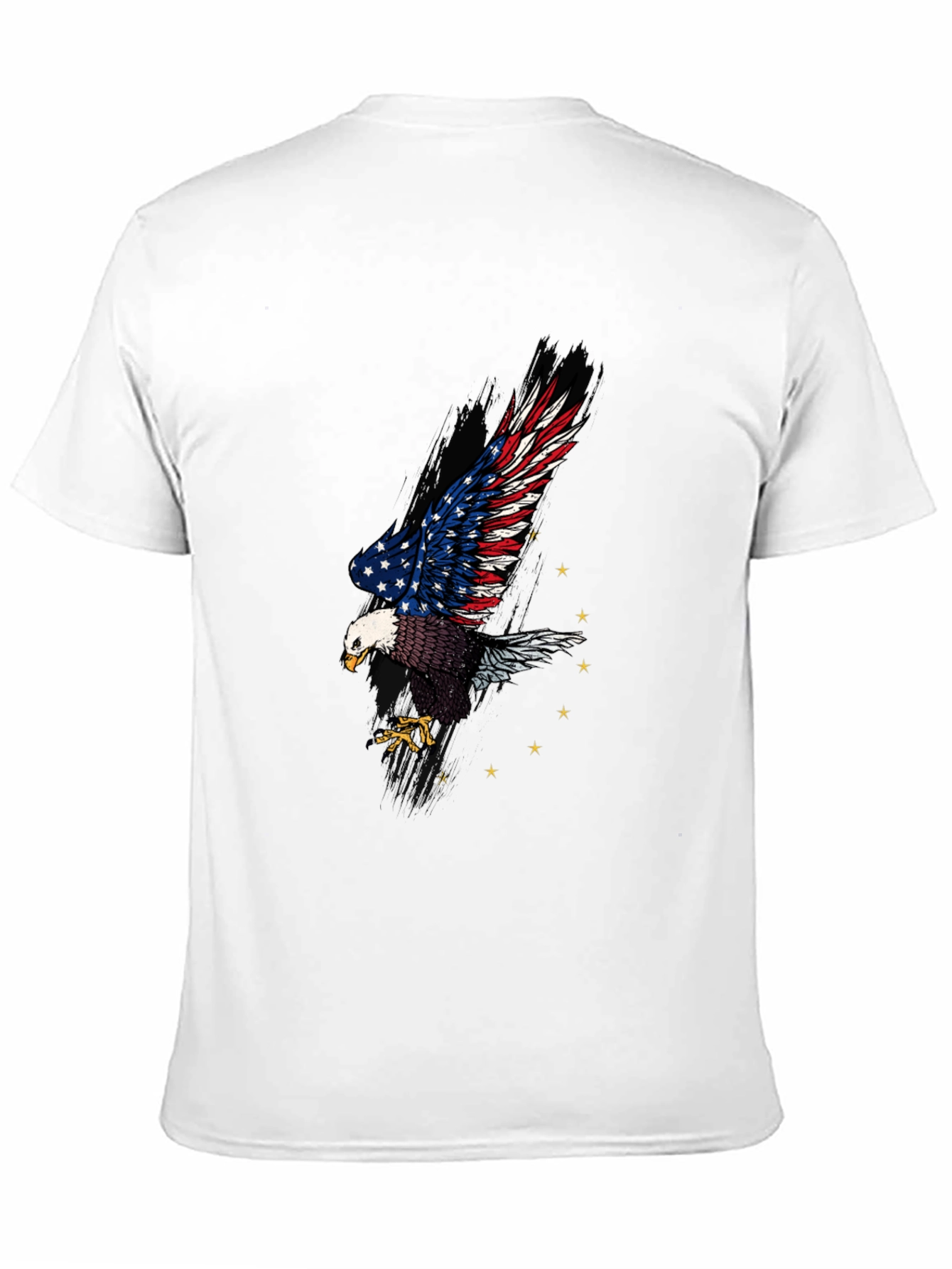 American Eagle Graphic Print Black T-Shirt