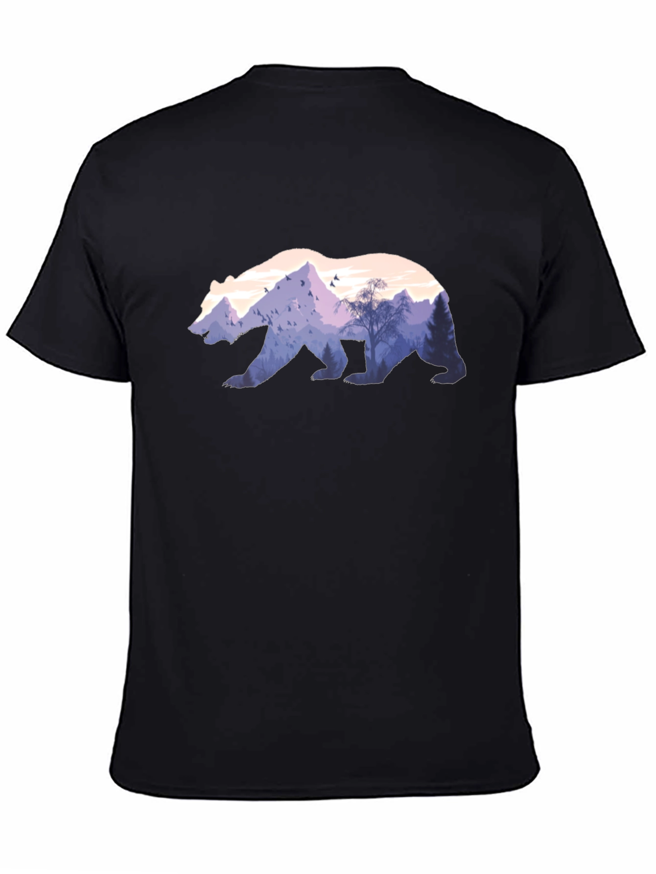 Nature Bear Graphic T-Shirt