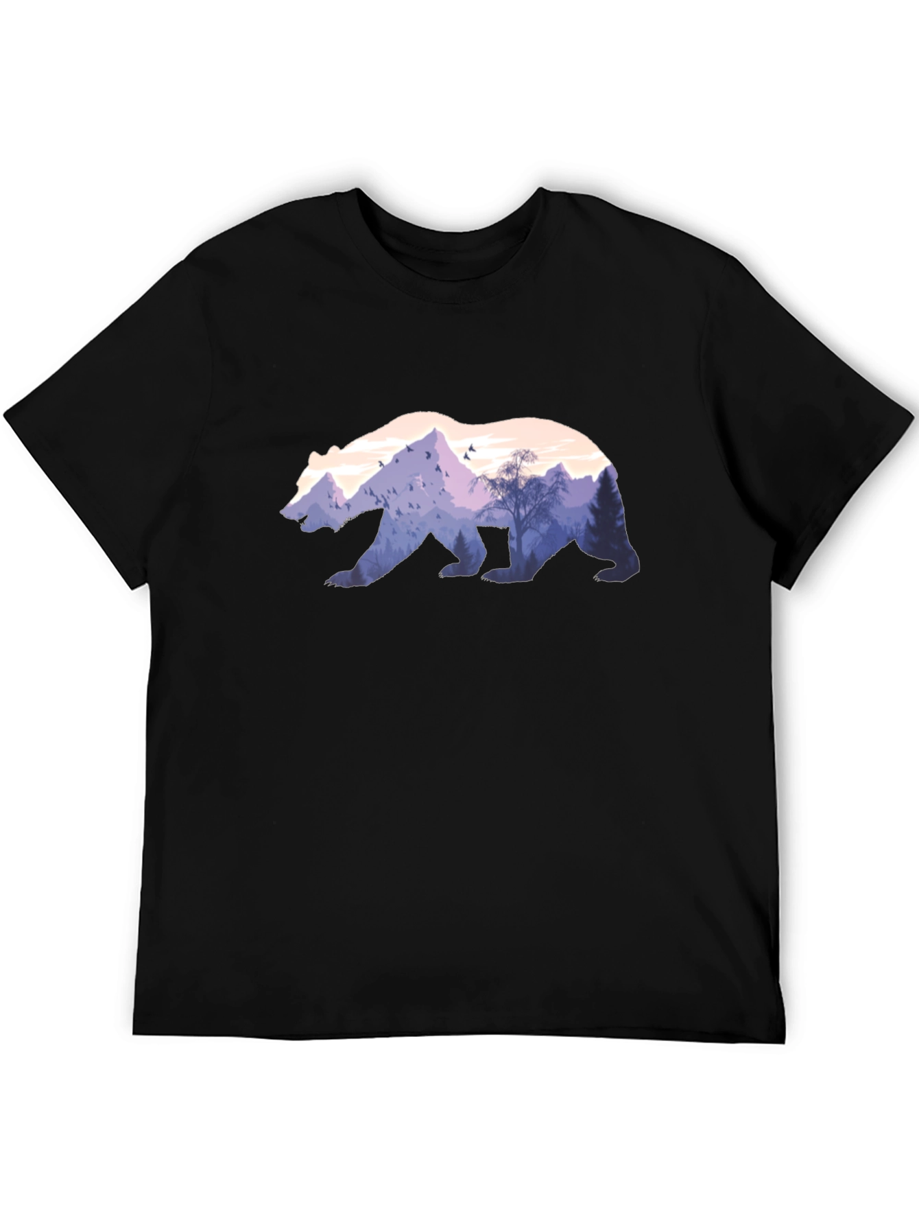 Nature Bear Graphic T-Shirt