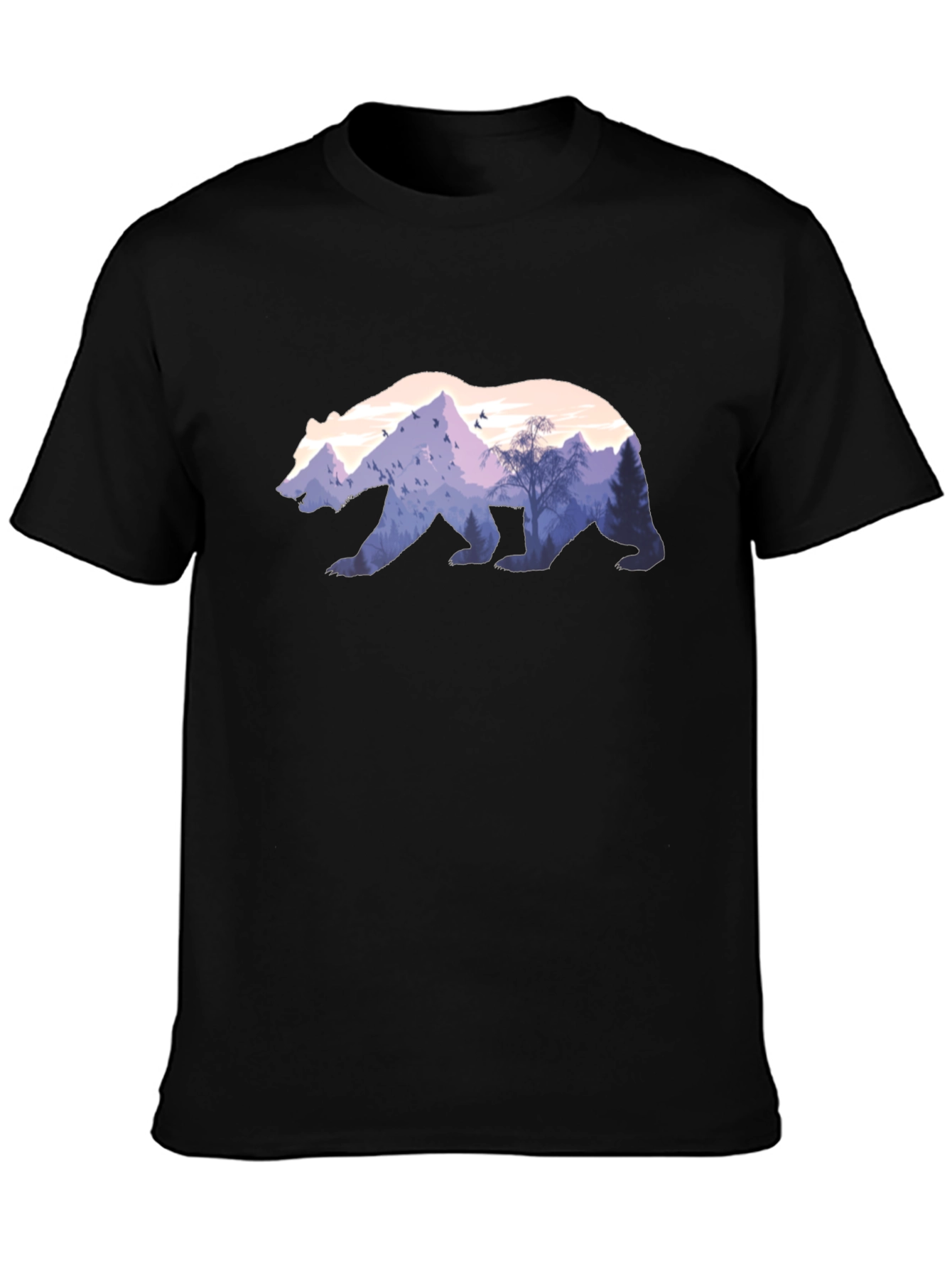 Nature Bear Graphic T-Shirt