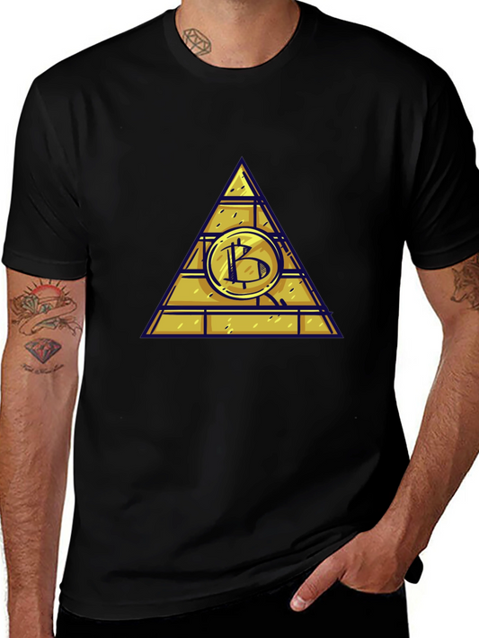 Bitcoin Pyramid T-Shirt - Crypto Currency Tee