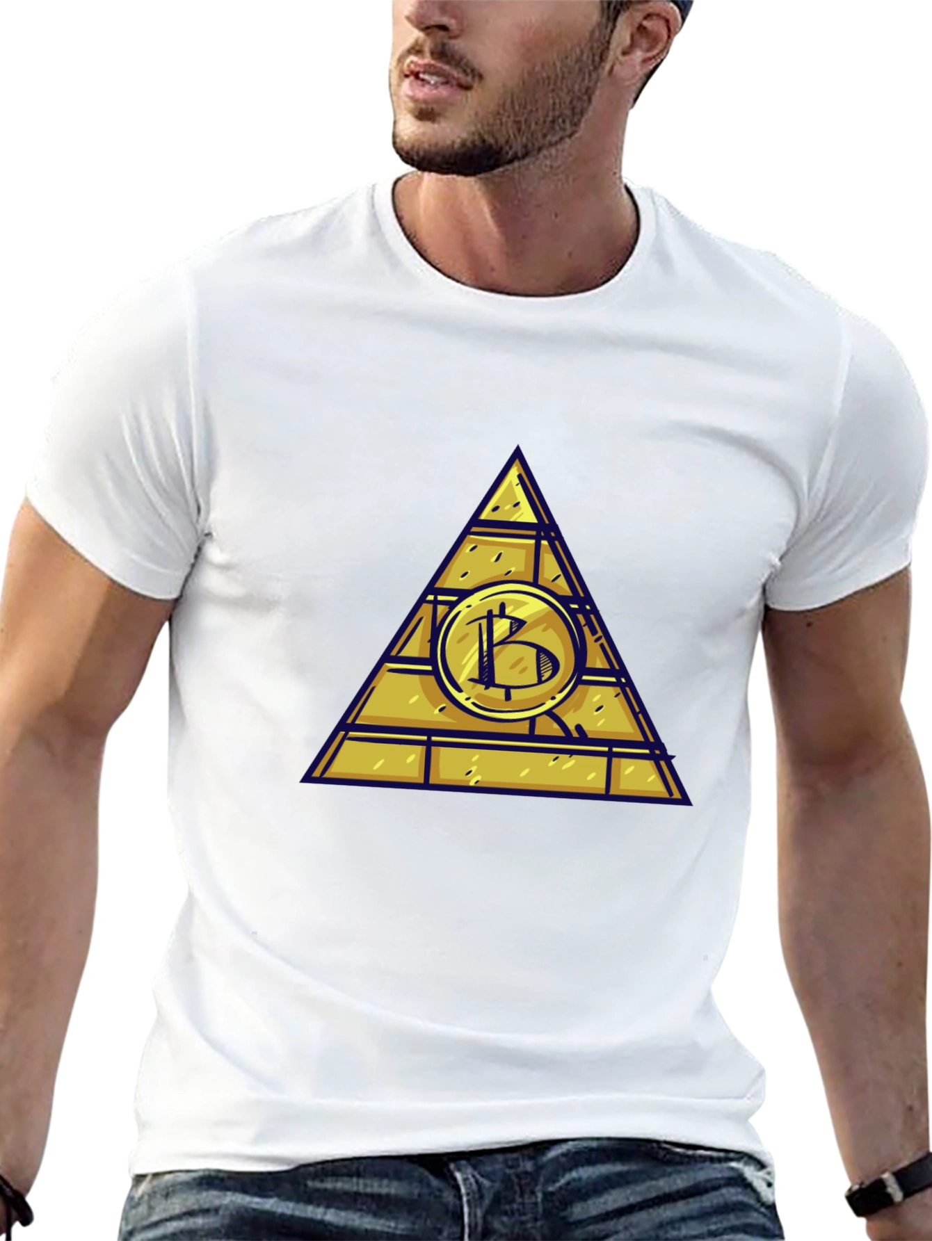 Bitcoin Pyramid T-Shirt - Crypto Currency Tee