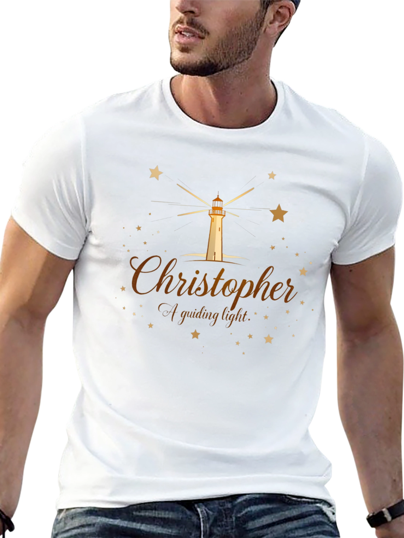 Christopher Guiding Light Graphic T-Shirt