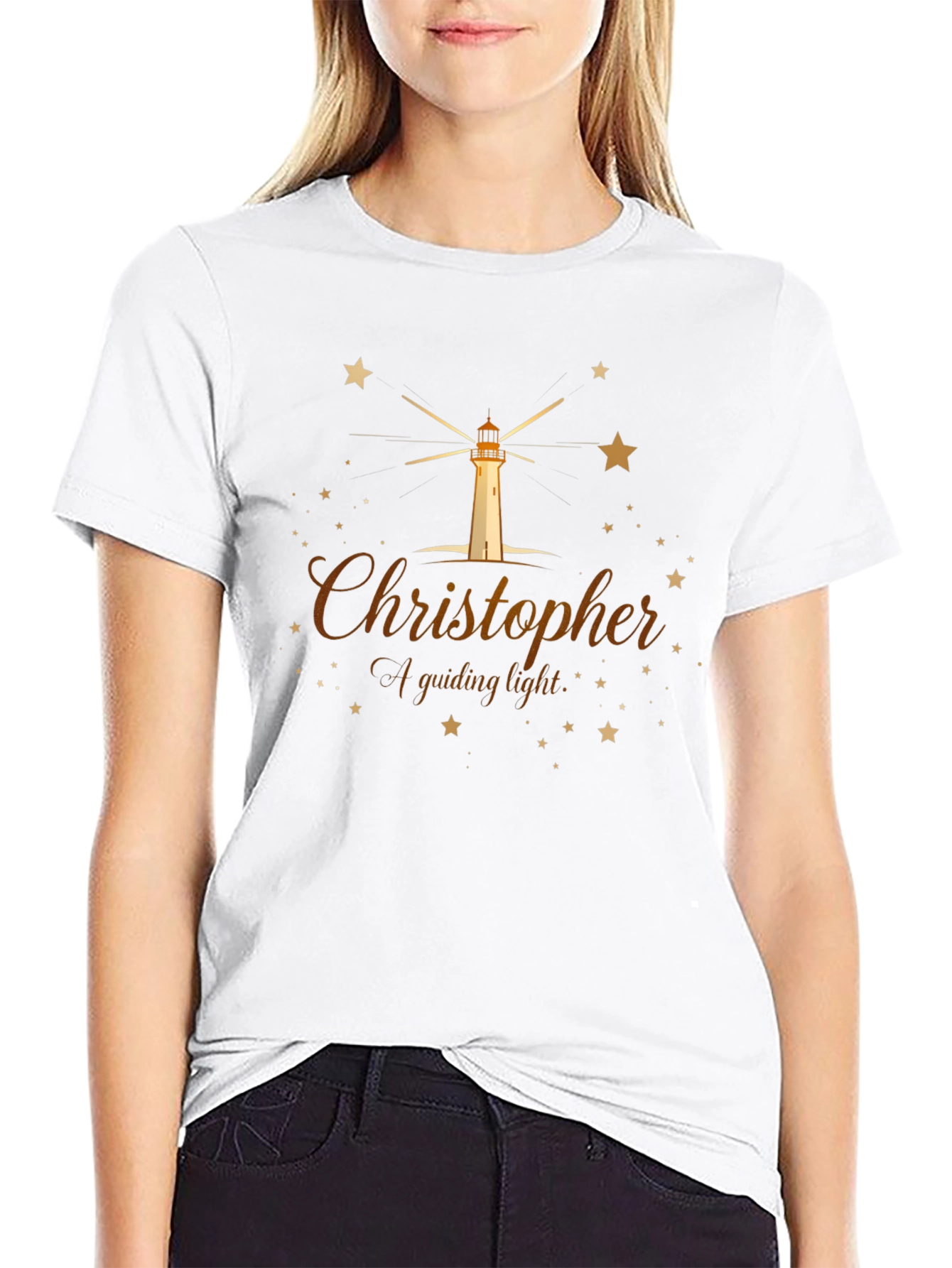 Christopher Guiding Light Graphic T-Shirt