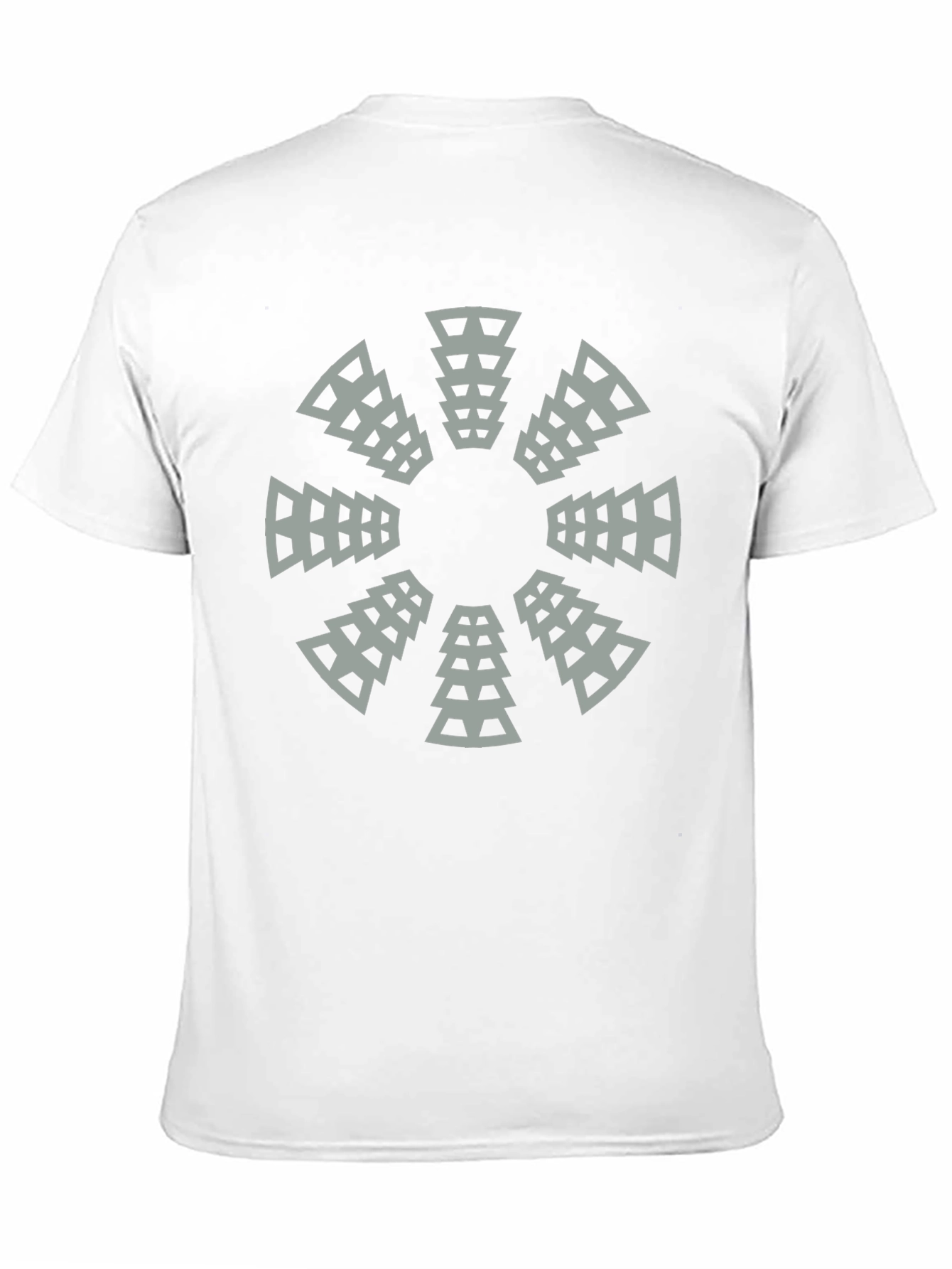 Geometric Circle Graphic Tee - Modern Black T-Shirt