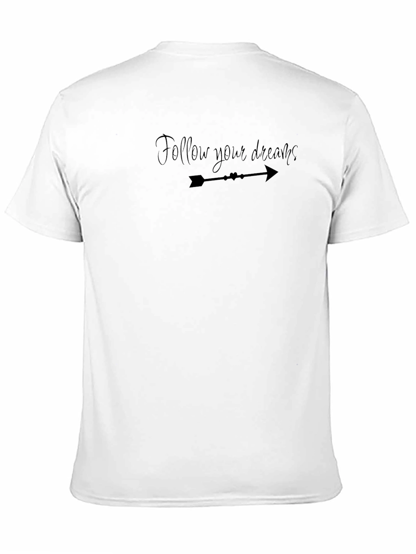 Follow Your Dreams Graphic T-Shirt - Black