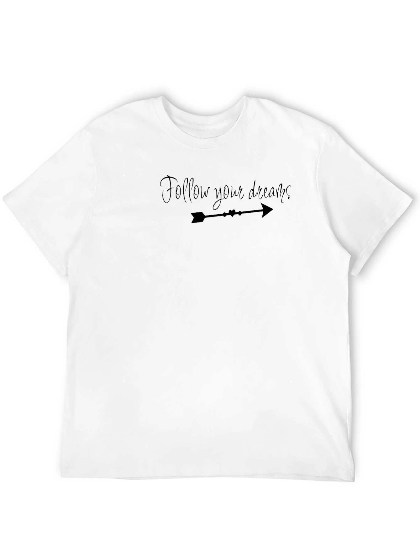Follow Your Dreams Graphic T-Shirt - Black