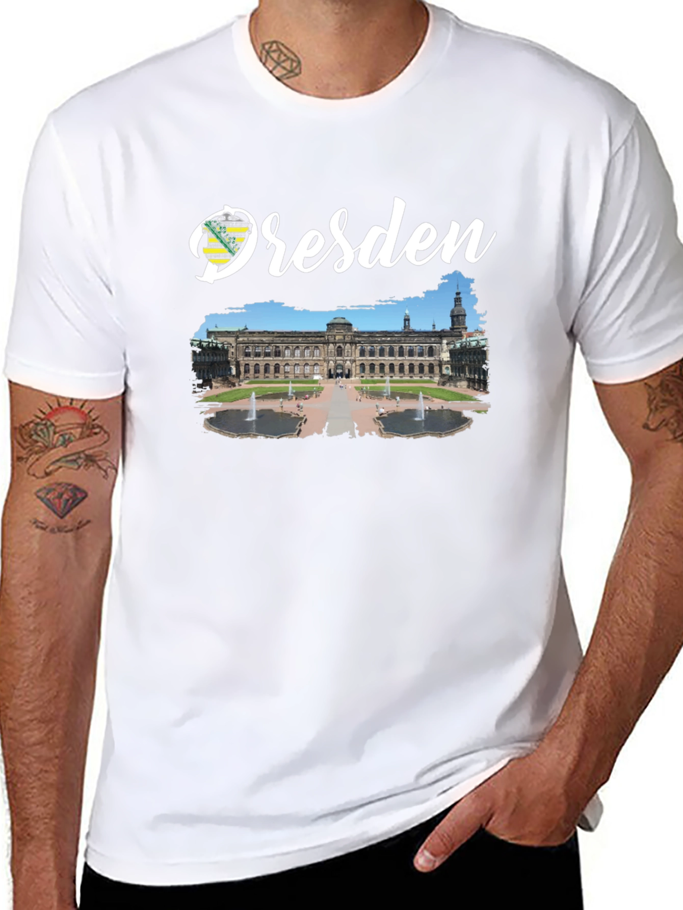 Dresden Germany Landmark Graphic Tee