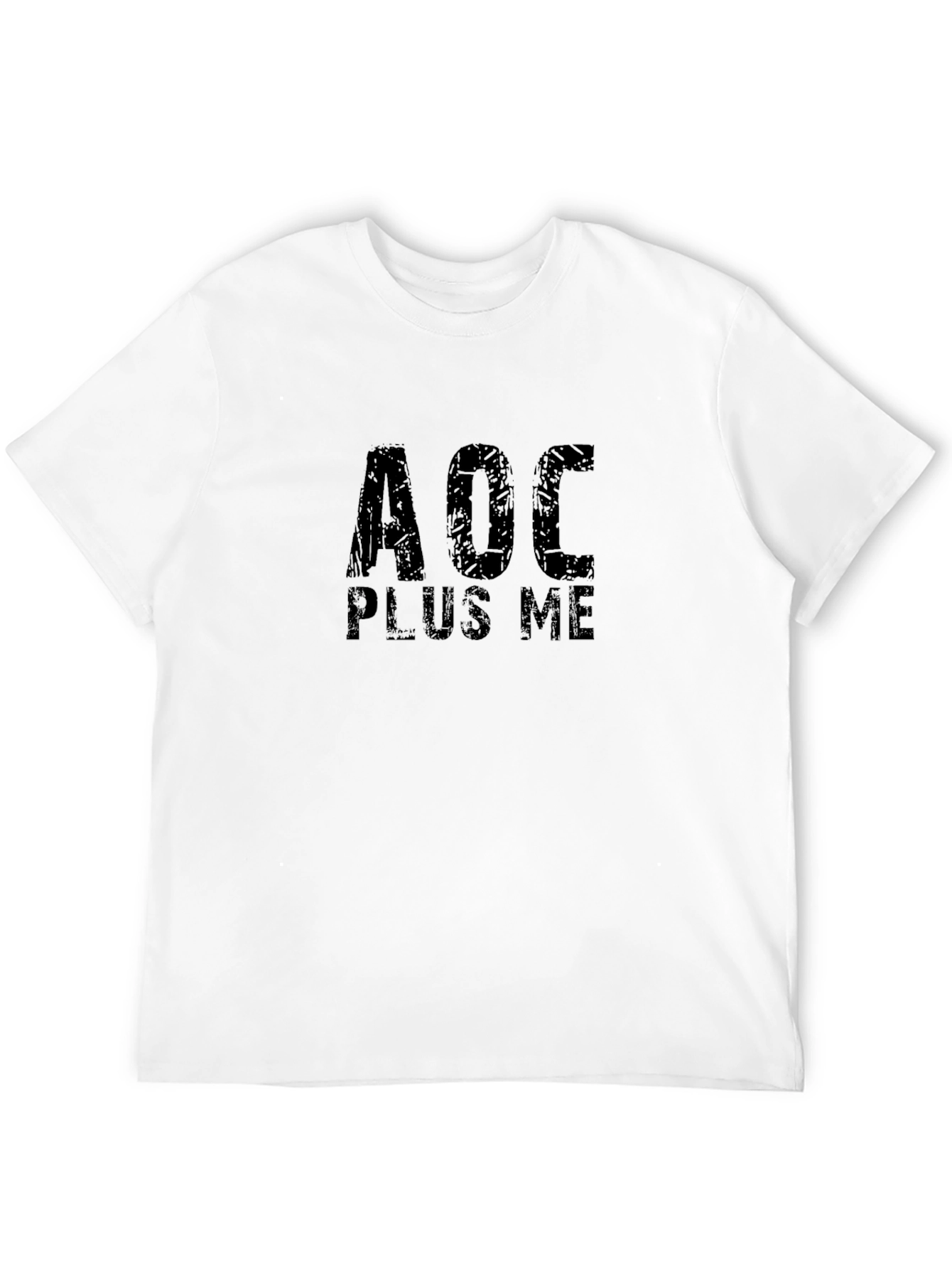 AOC Plus Me Black Graphic Tee