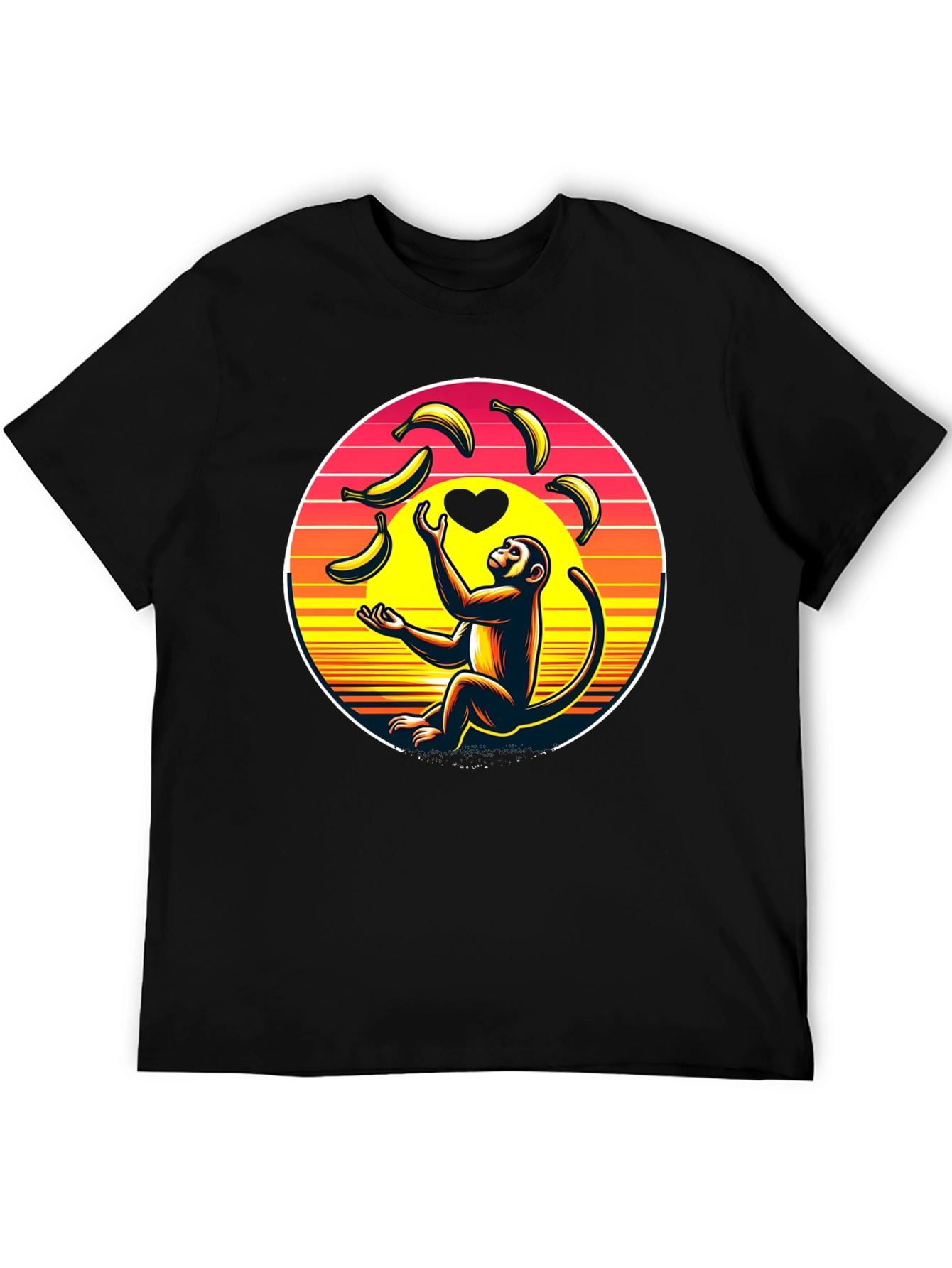 Monkey Banana Juggling Graphic Tee